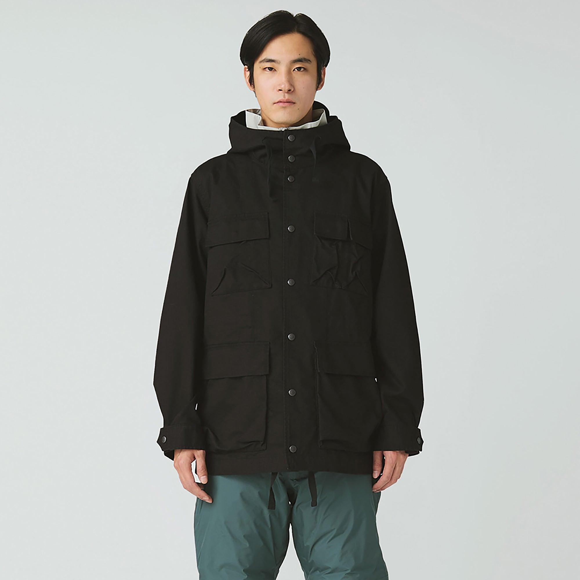 Snow Peak TAKIBI Chino Cargo Jacket - Black | British Attire