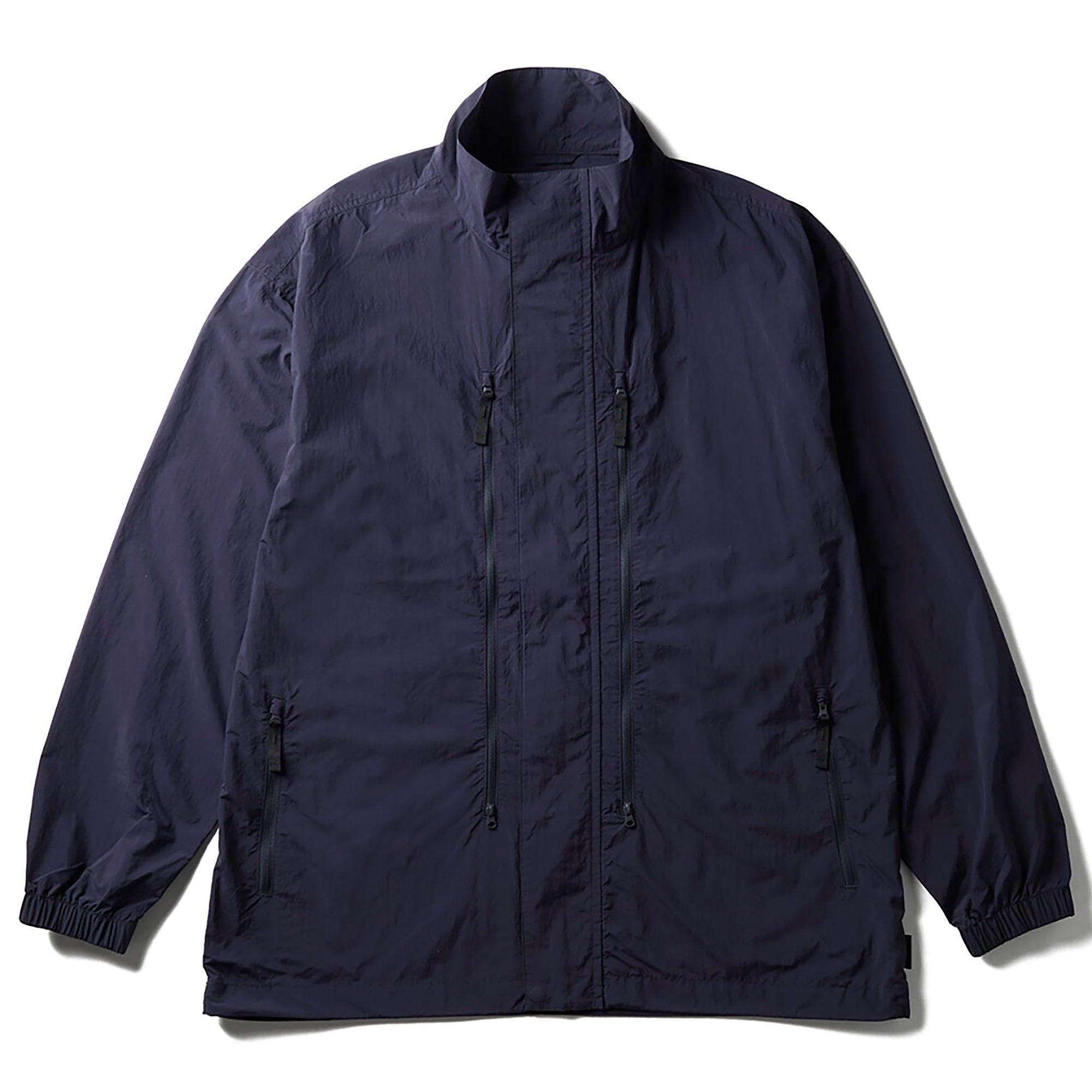 Snow Peak Nylon Tussah Utility Storage Jacket - Navy | British Attire