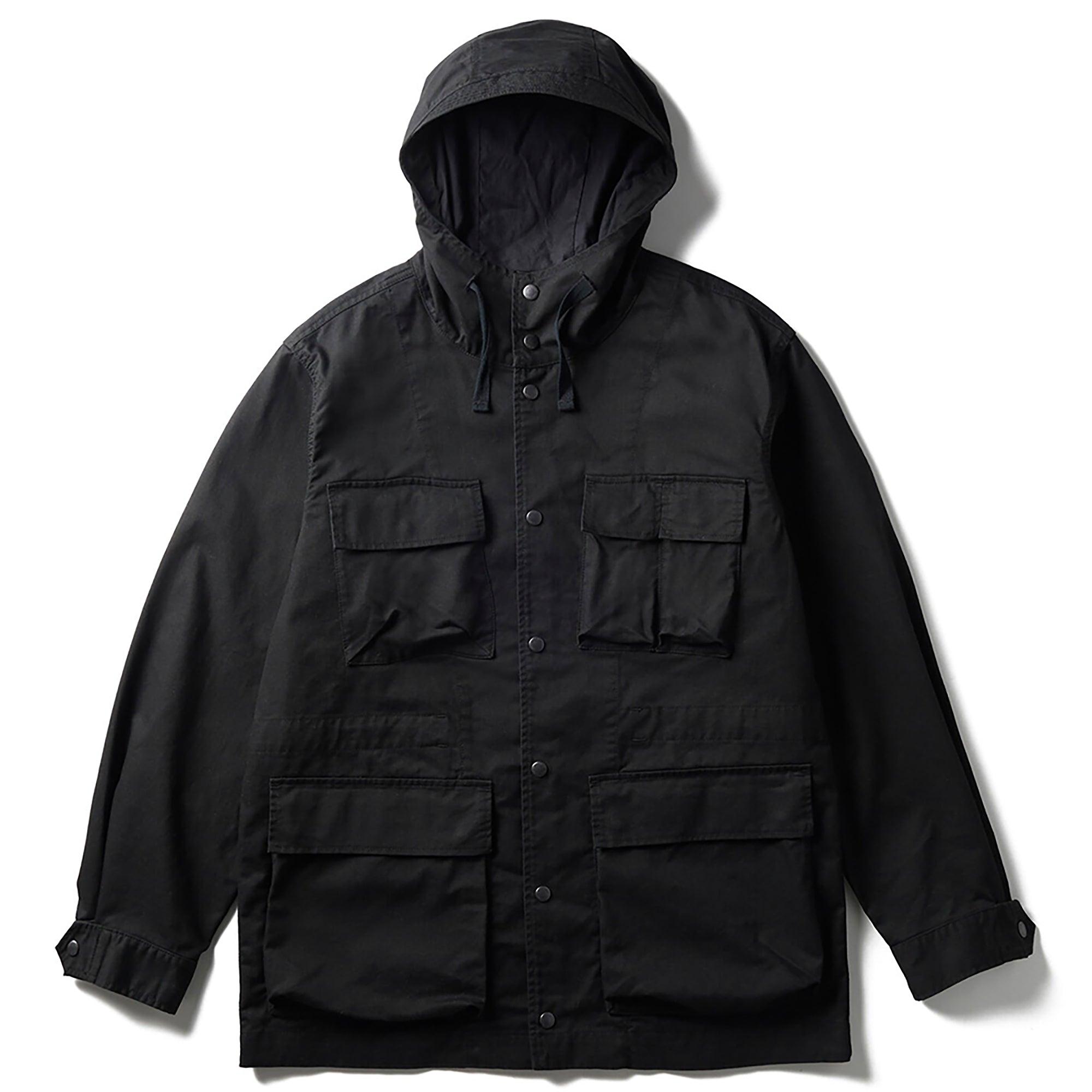 Snow Peak TAKIBI Chino Cargo Jacket - Black | British Attire