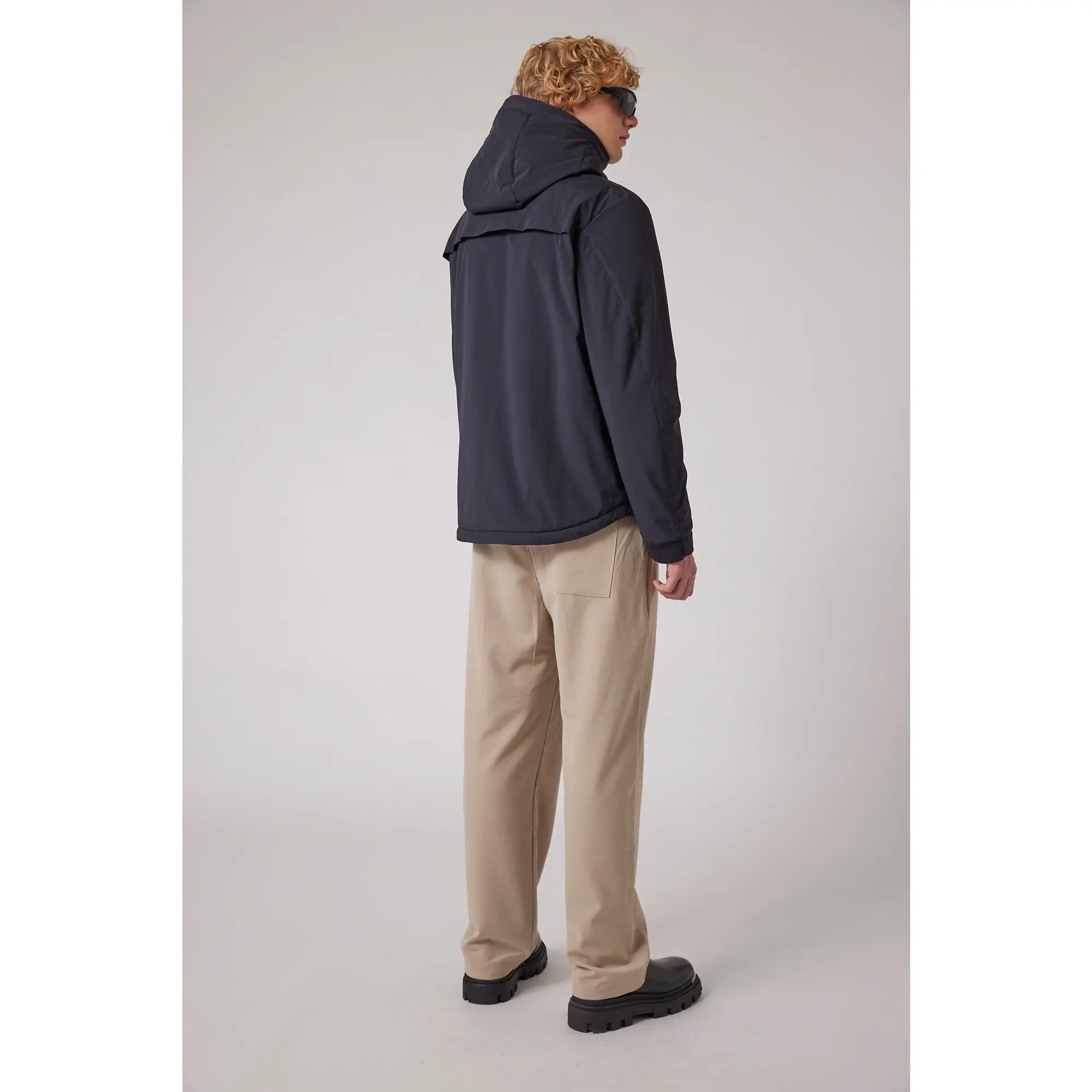 Product image 7 of 8 of Parajumpers Men's Nivek Padded Hooded Jacket - Blue Navy