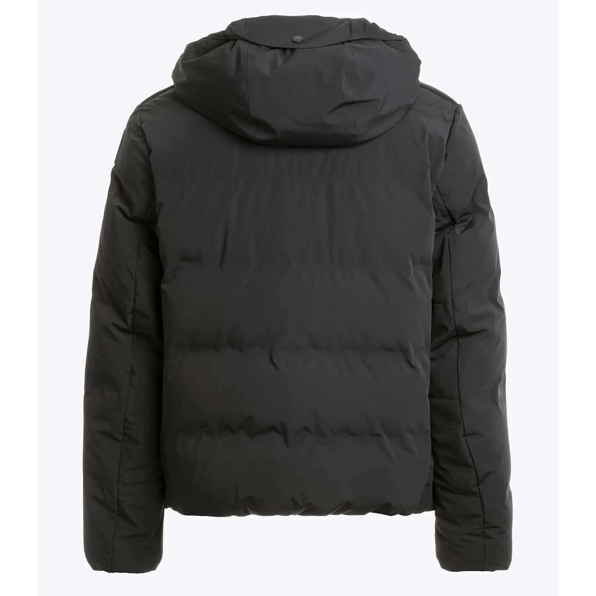 Parajumpers Men's Taiga Hooded Down Jacket - Black | British Attire