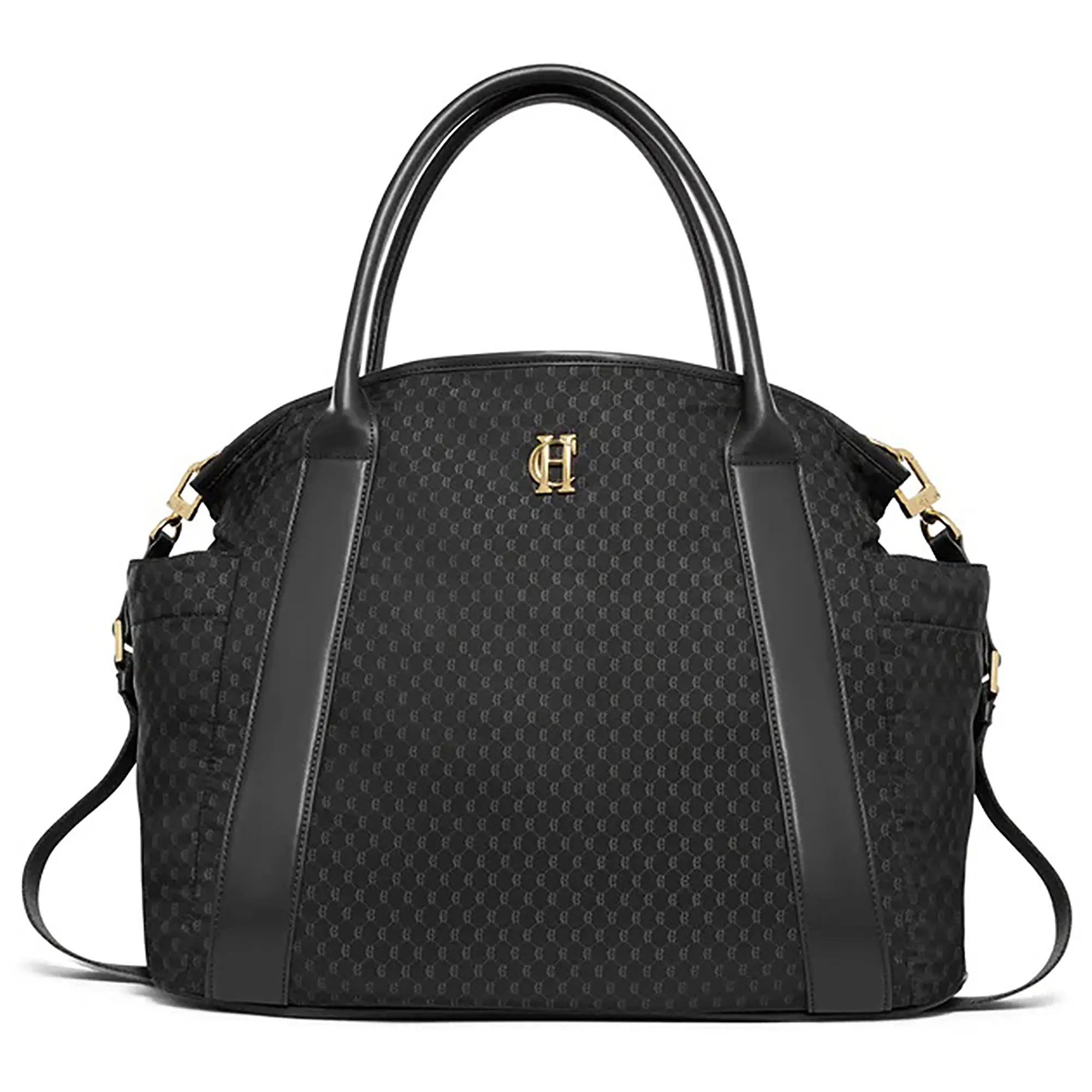 Product image 1 of 8 of Holland Cooper Women's Cheltenham Tote Bag - Black Monogram