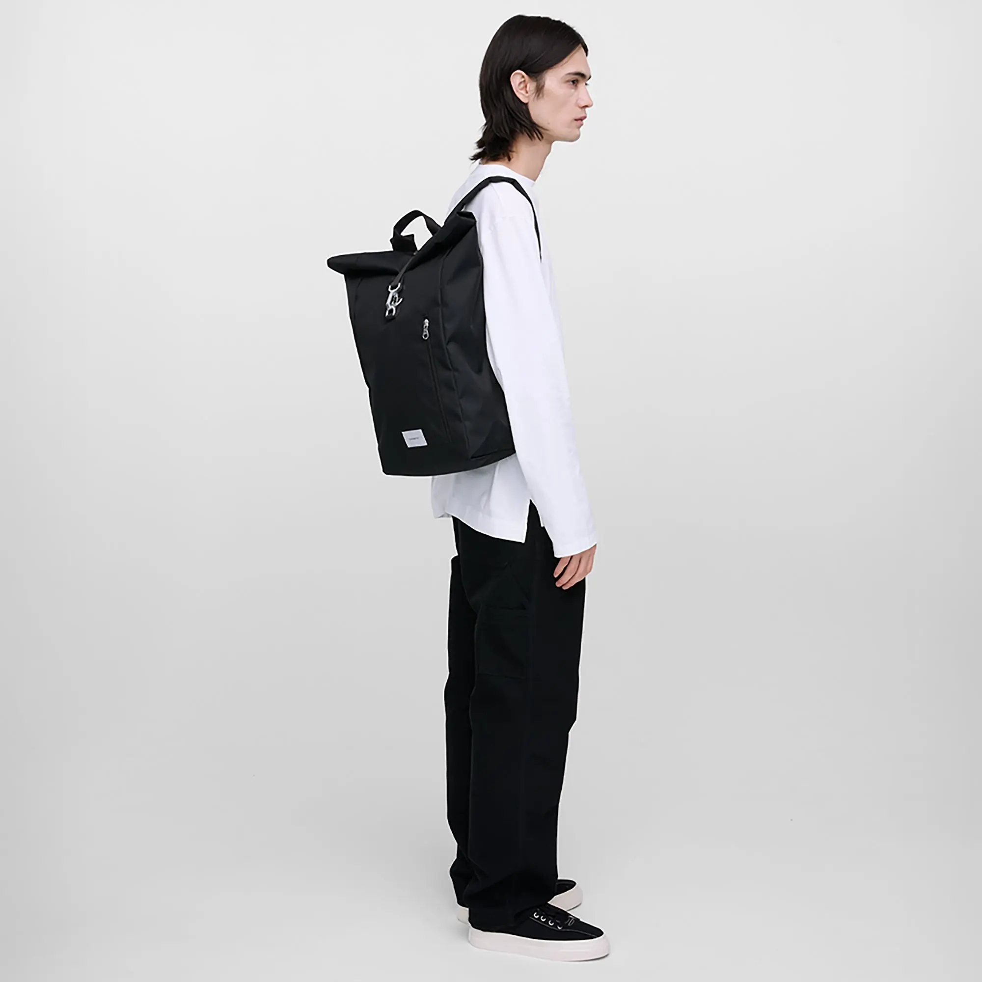 Product image 8 of 12 of Sandqvist Ground Rolltop Backpack L 19L 16" - Black