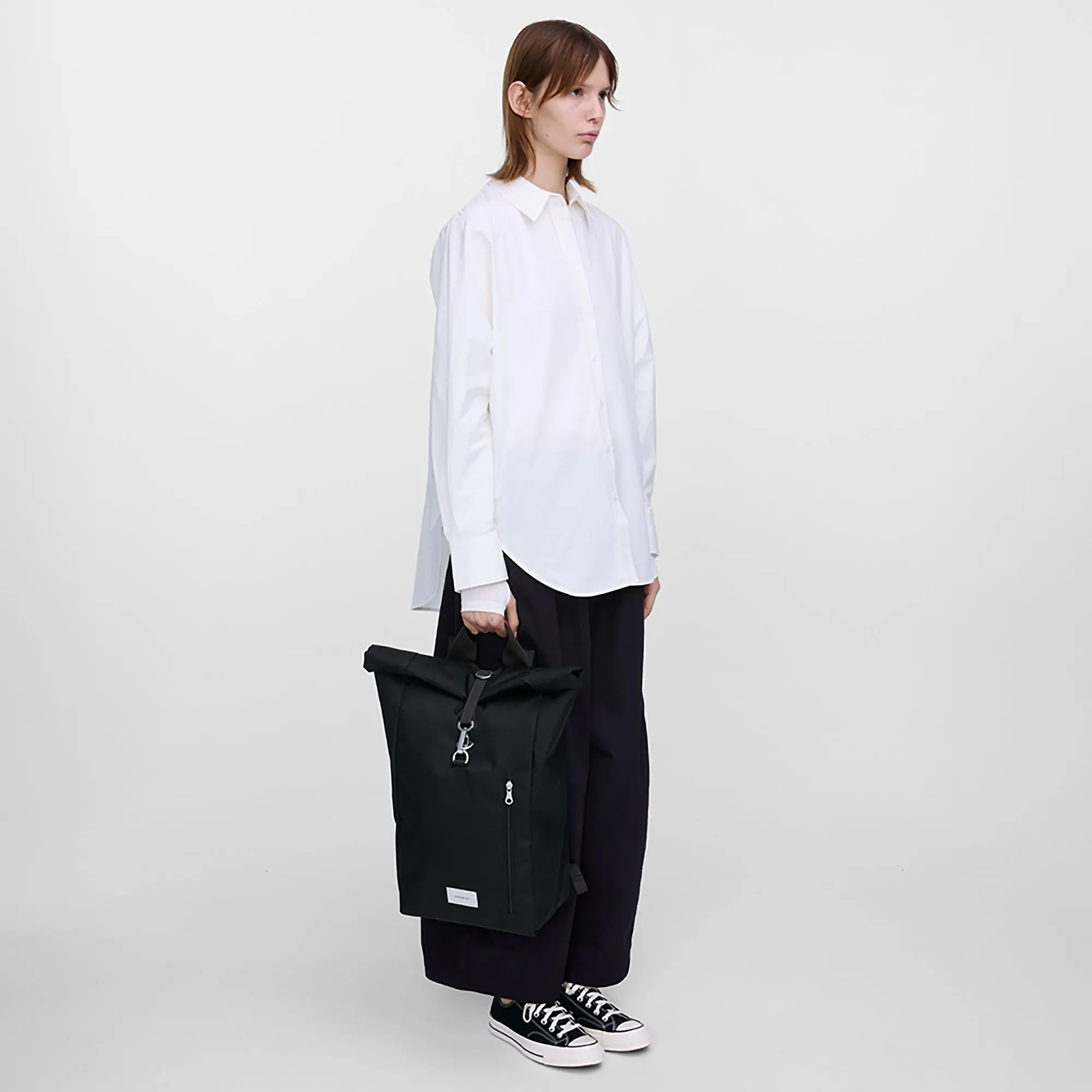 Product image 10 of 12 of Sandqvist Ground Rolltop Backpack L 19L 16" - Black