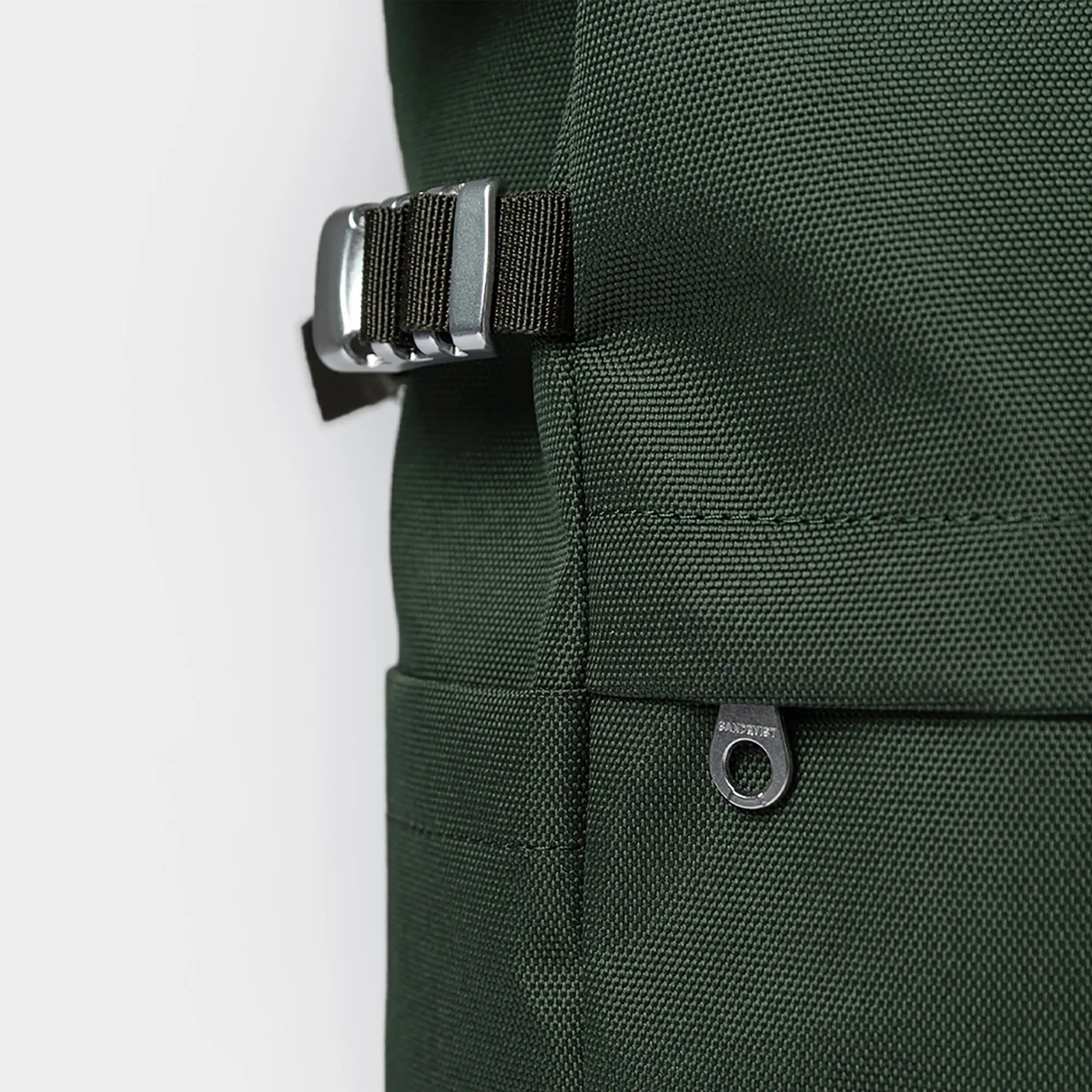 Product image 8 of 12 of Sandqvist Icon Rolltop Backpack M 23L 14" - Dawn Green/Dark Brown