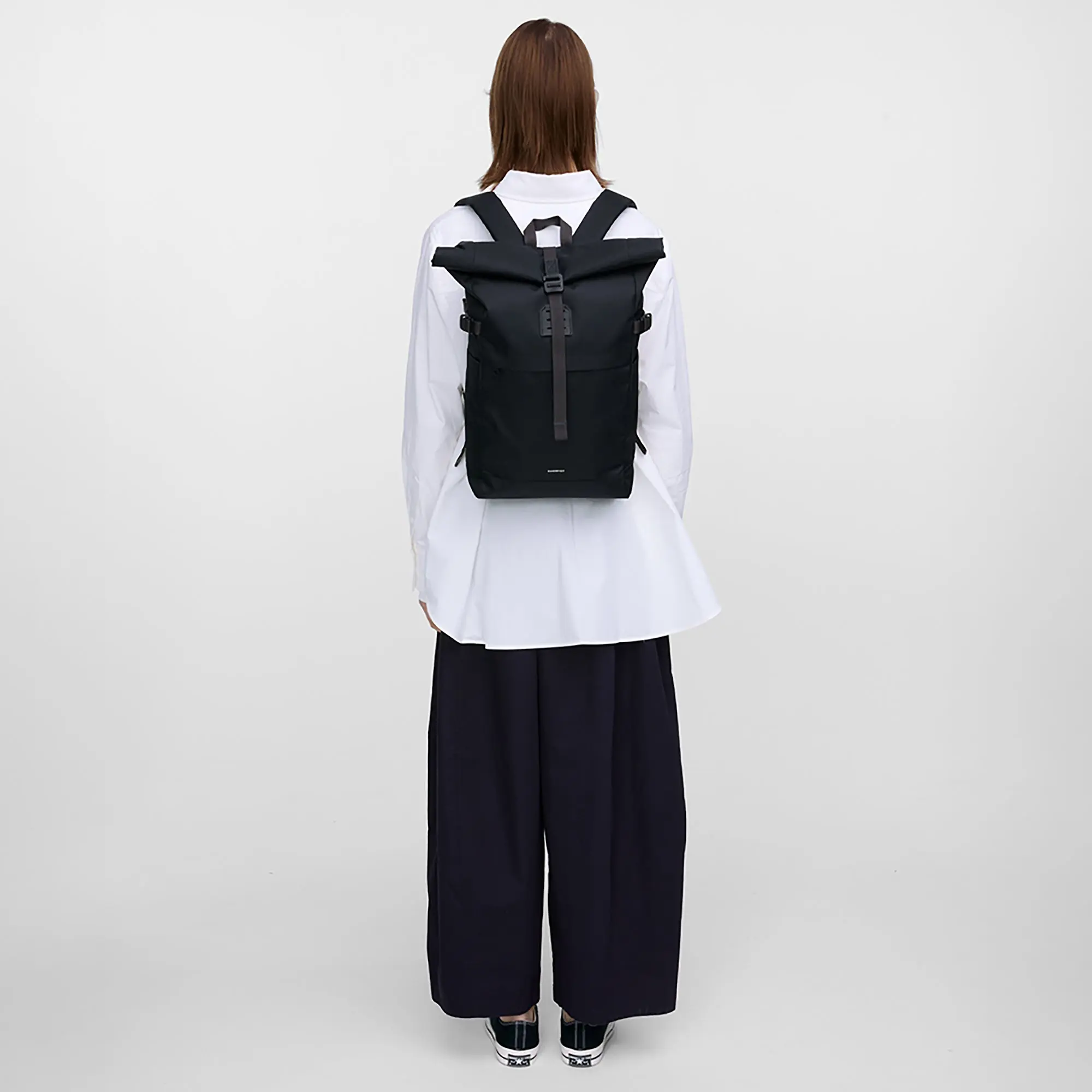 Product image 9 of 11 of Sandqvist Icon Rolltop Backpack M 23L 14" - Black
