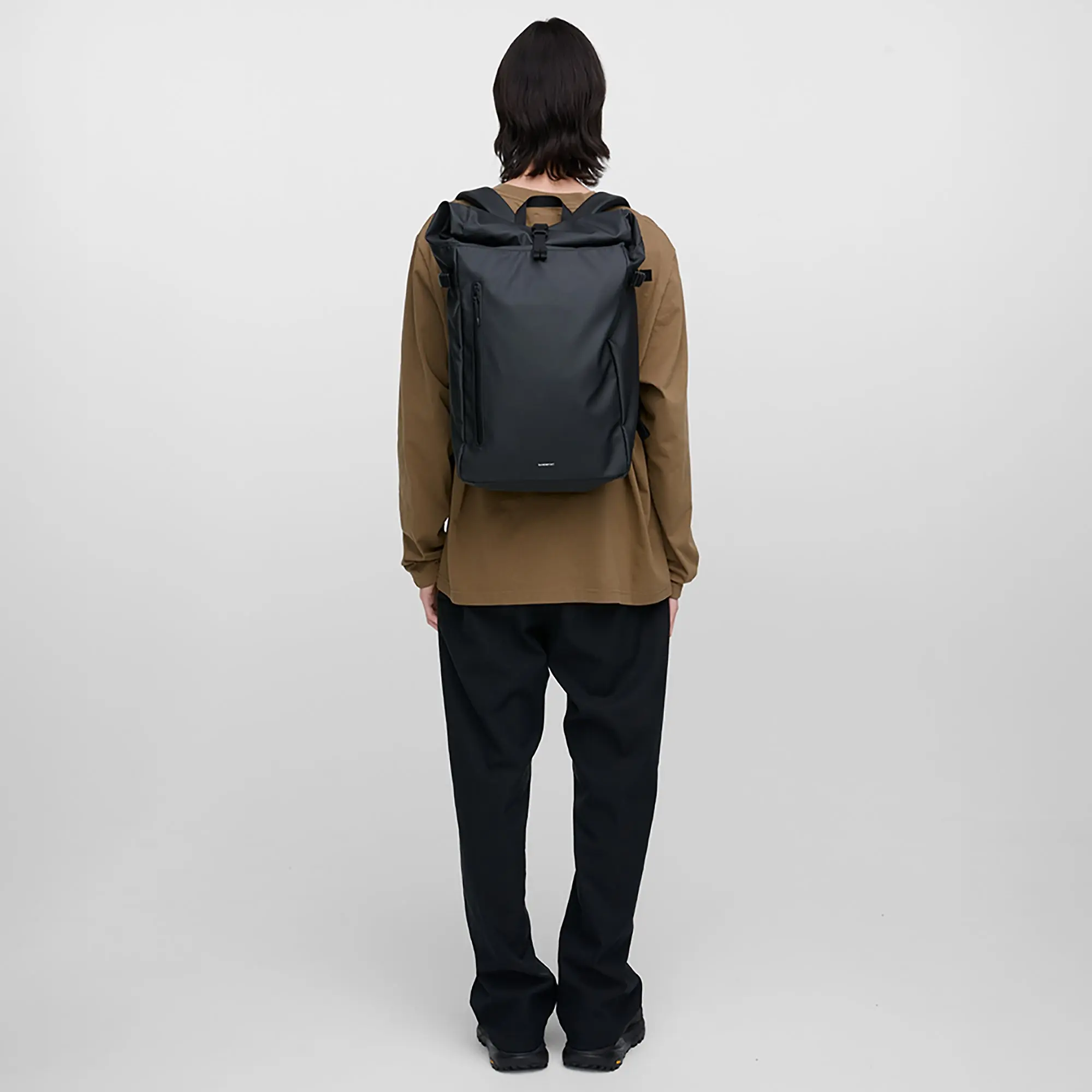 Product image 9 of 12 of Sandqvist Stream Slim Rolltop Backpack L 26L 16" - Black