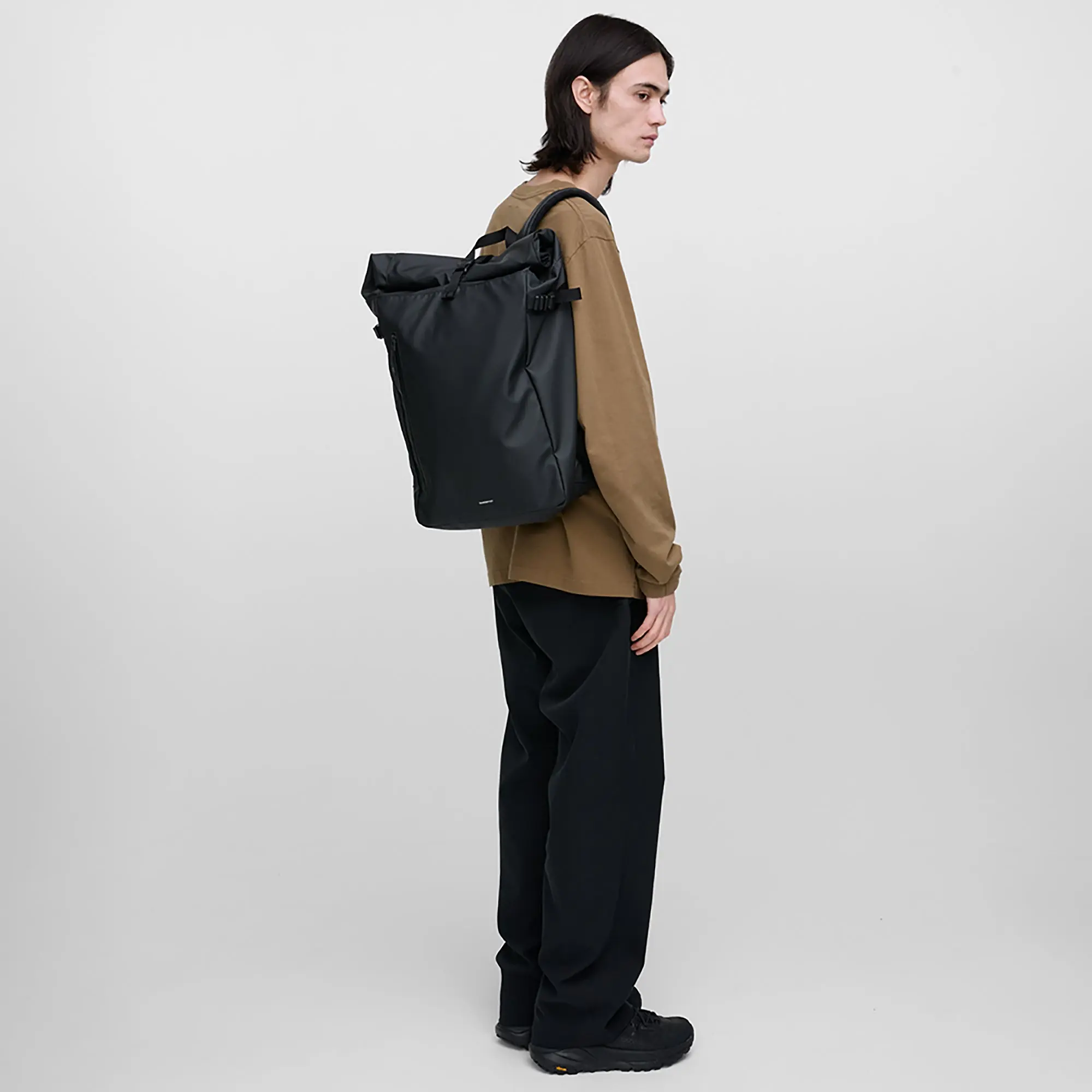 Product image 8 of 12 of Sandqvist Stream Slim Rolltop Backpack L 26L 16" - Black