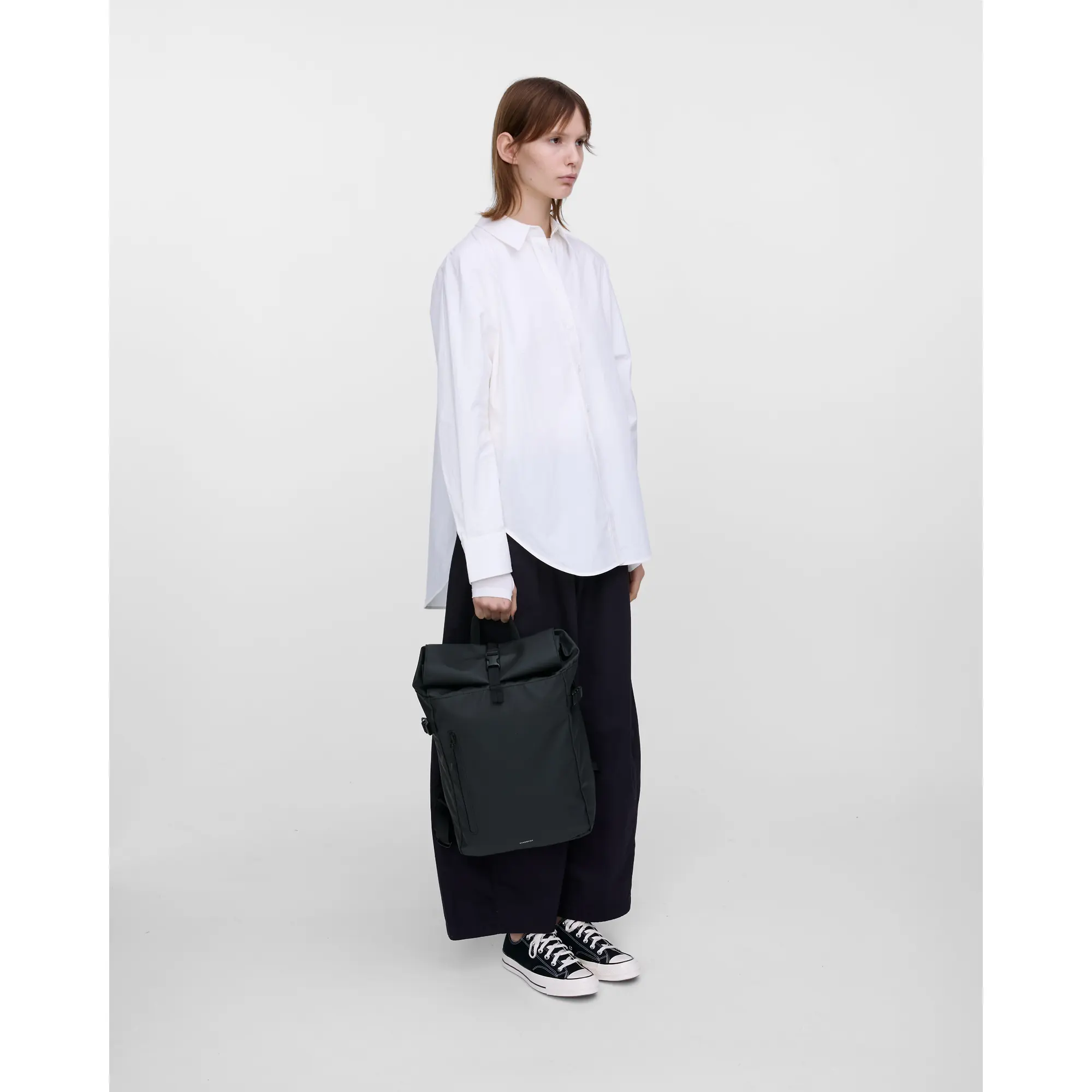 Product image 2 of 12 of Sandqvist Stream Slim Rolltop Backpack M 20L 14" - Black