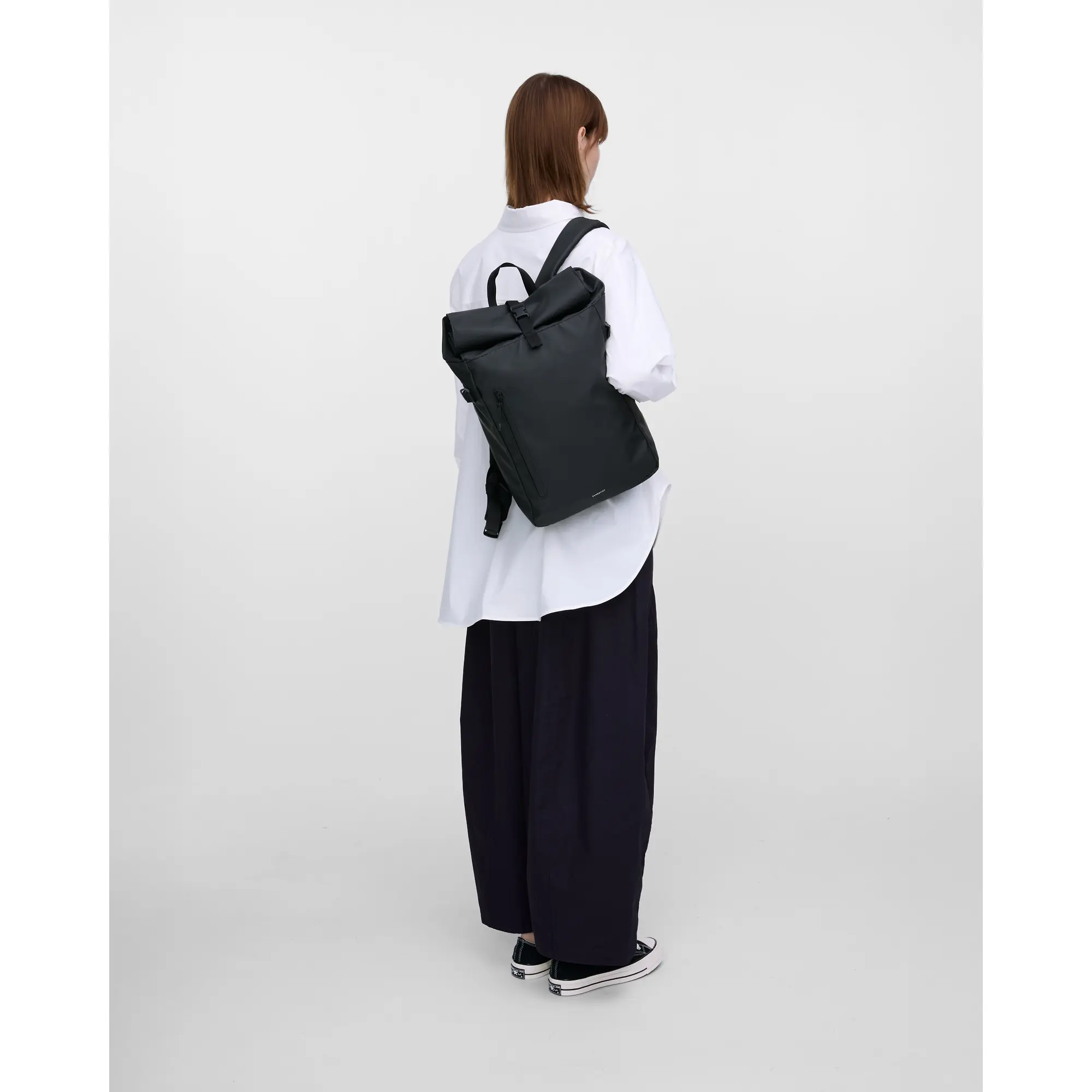 Product image 3 of 12 of Sandqvist Stream Slim Rolltop Backpack M 20L 14" - Black