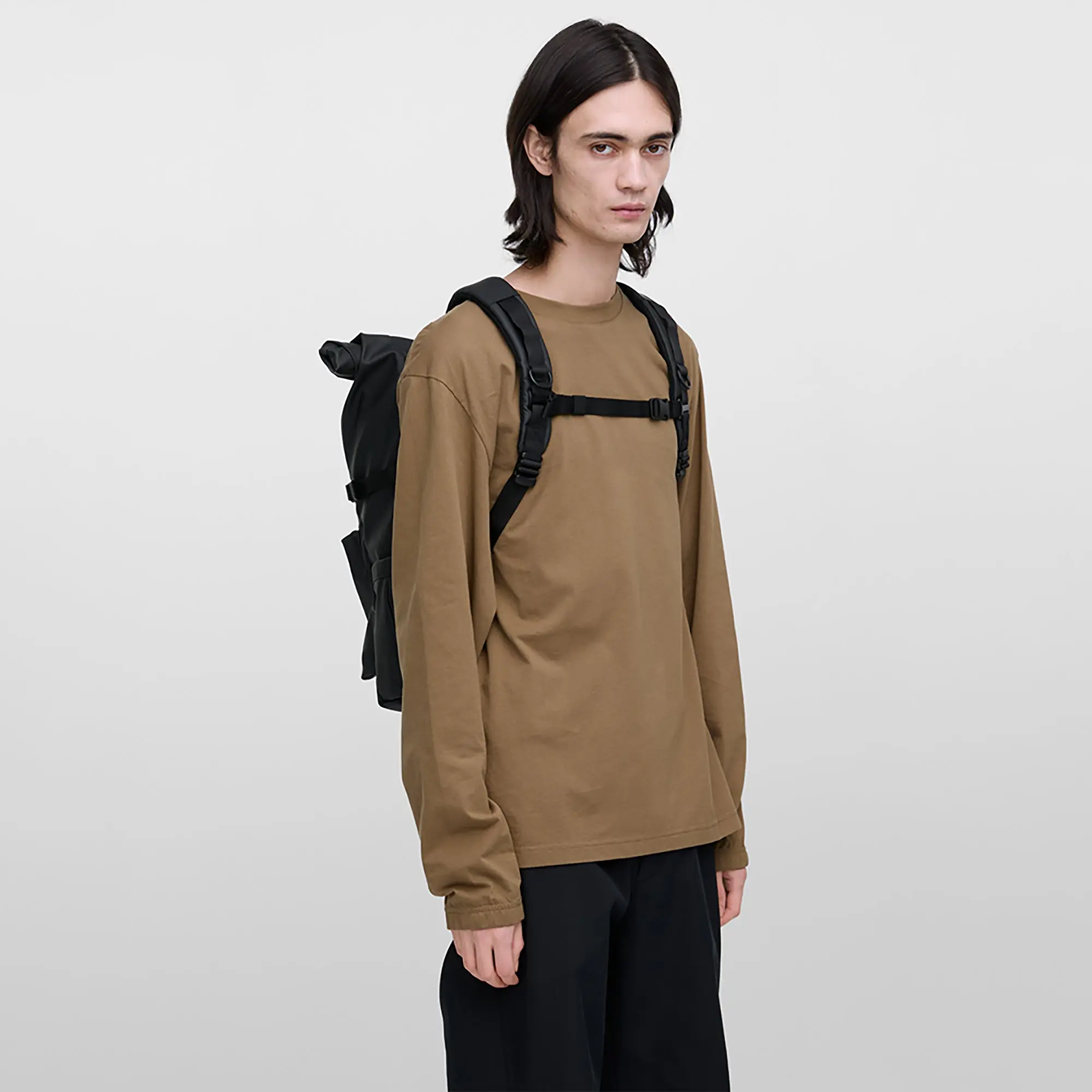 Product image 2 of 16 of Sandqvist Stream Rolltop Backpack L 34L 16" - Black