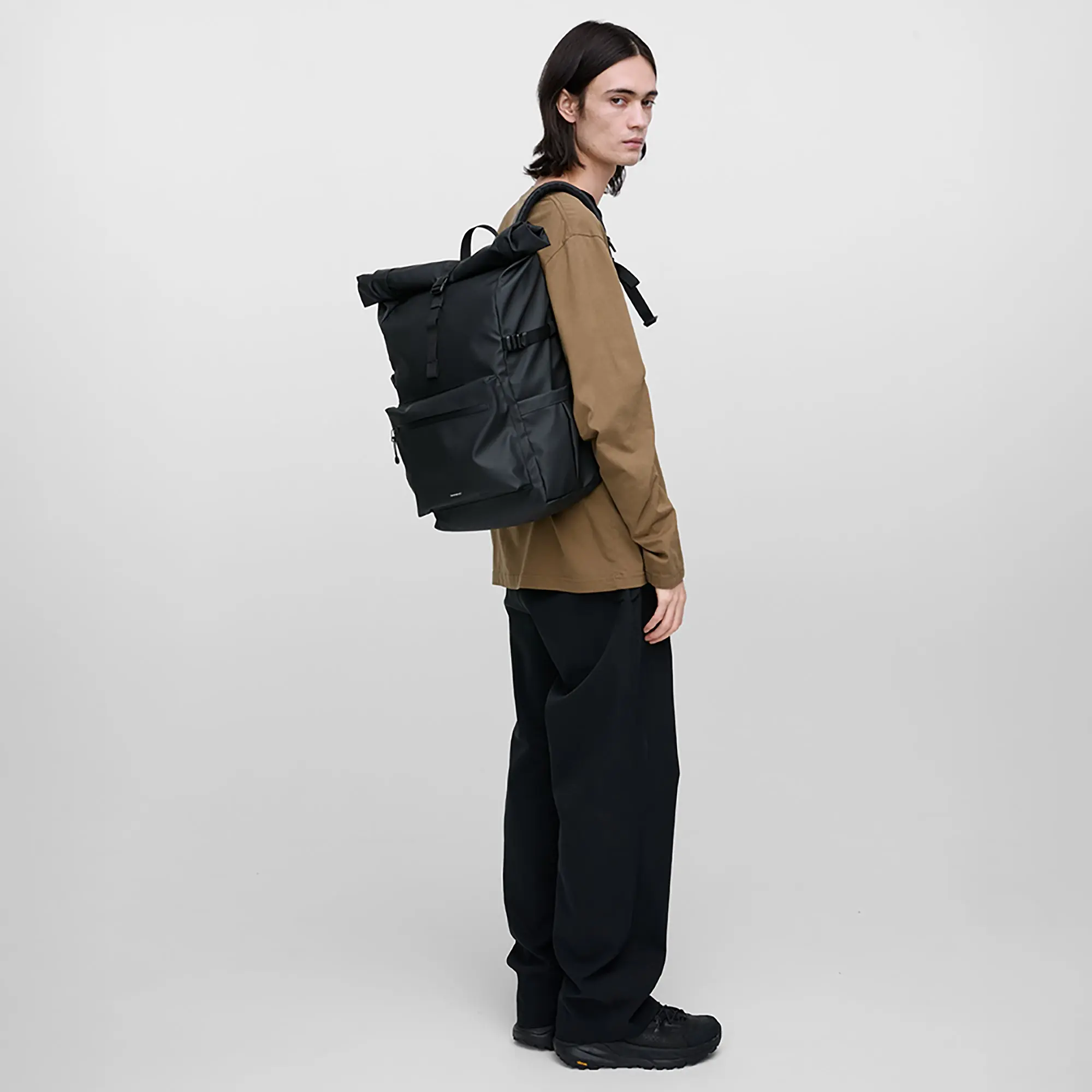 Product image 11 of 16 of Sandqvist Stream Rolltop Backpack L 34L 16" - Black