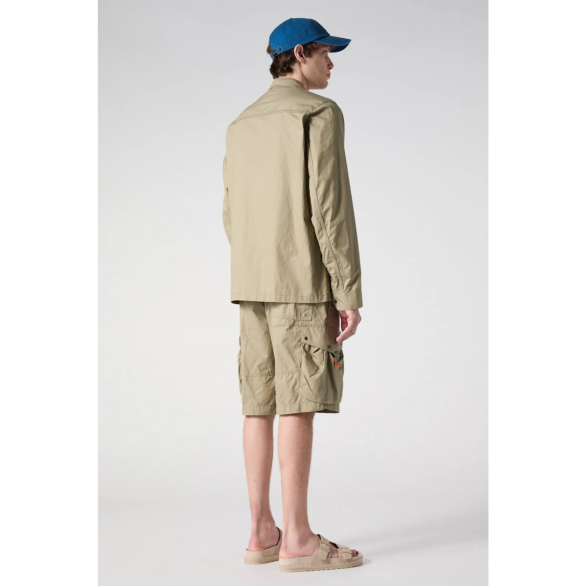 Product image 6 of 7 of Parajumpers Men's Kurtis Long Sleeved Overshirt - Silver Sage