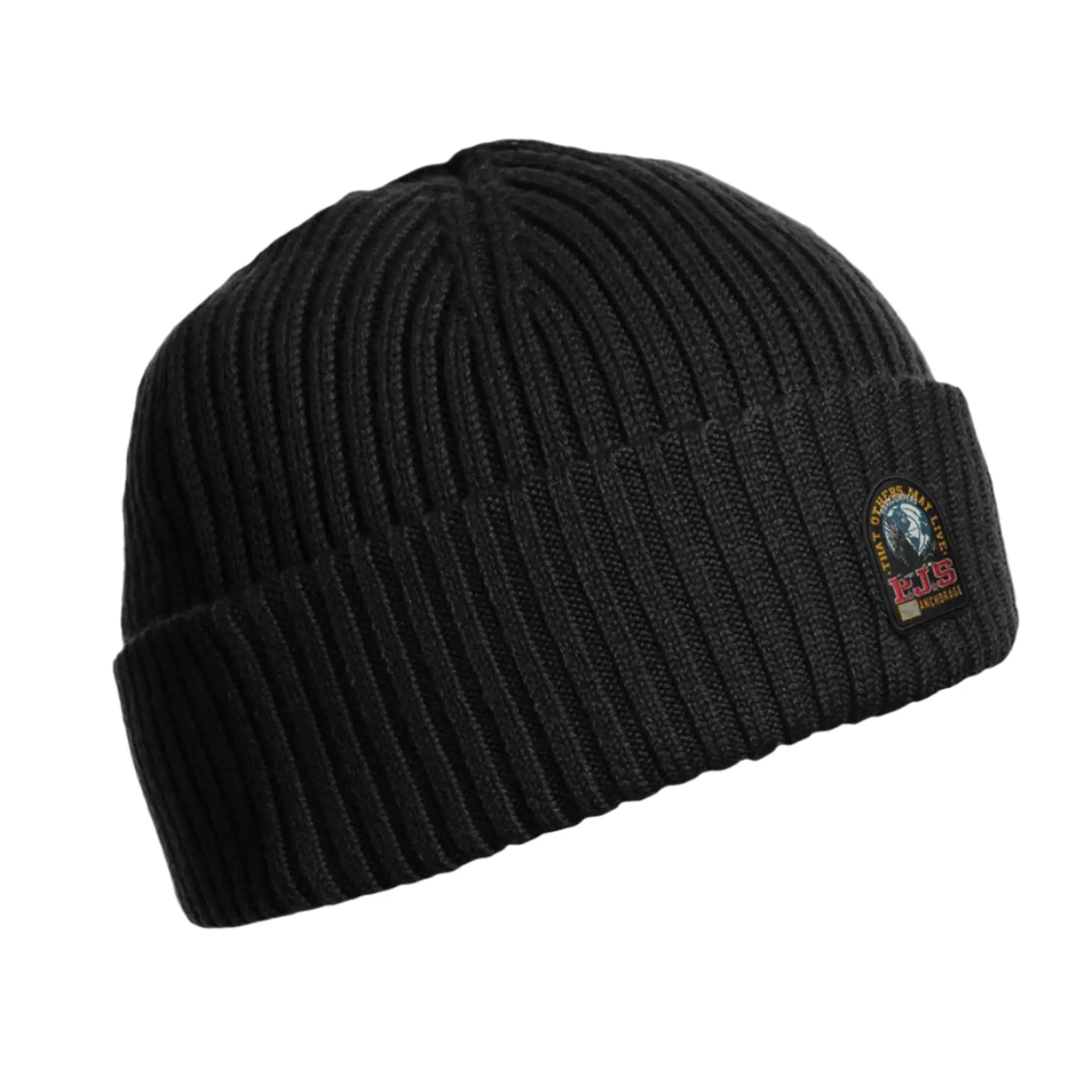 Product image 1 of 3 of Parajumpers Rib Knitted Beanie Hat - Black