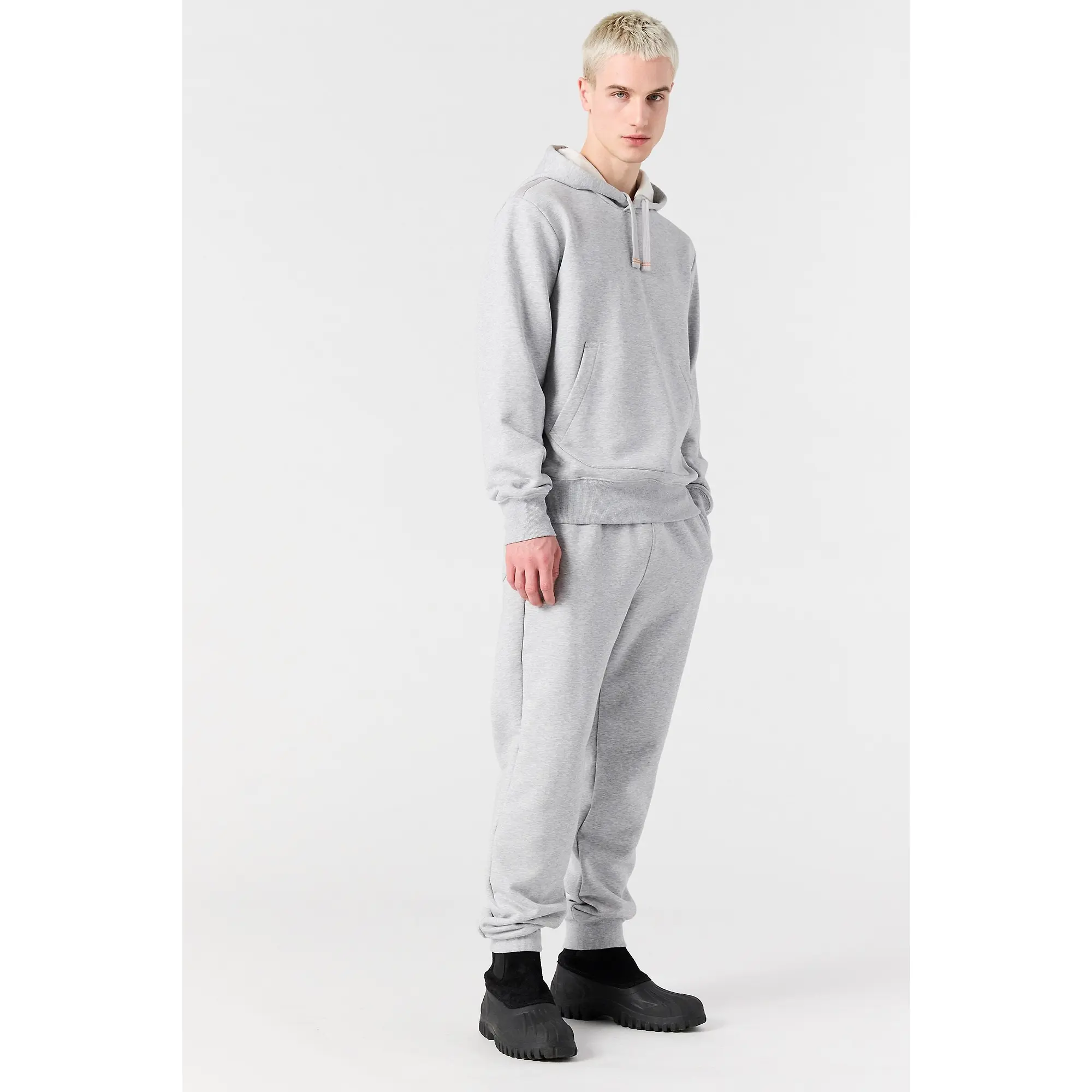Product image 3 of 6 of Parajumpers Men's Everest Hooded Sweatshirt - Ash Grey Melange