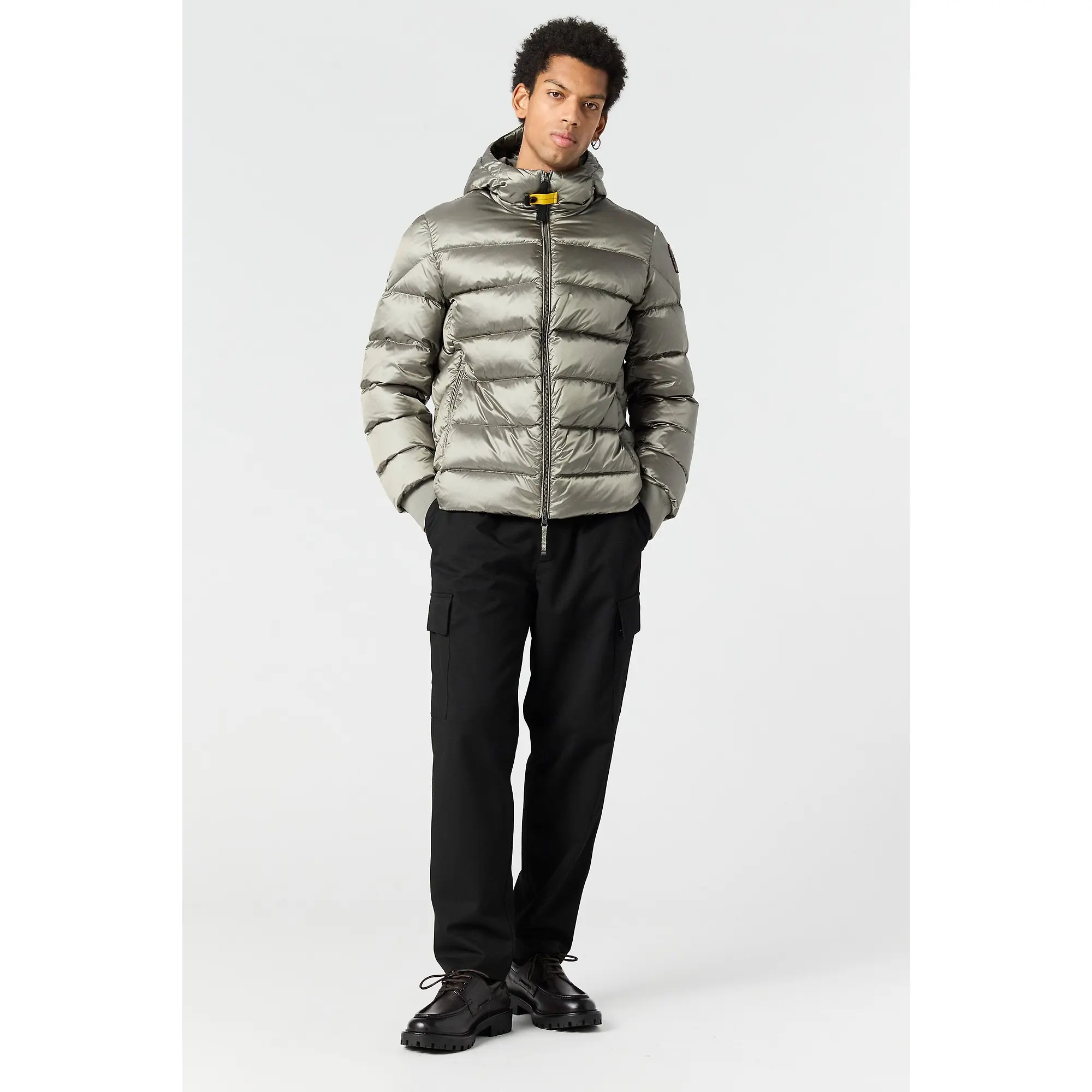 Product image 5 of 7 of Parajumpers Men's Pharrell Hooded Down Bomber Jacket - Black