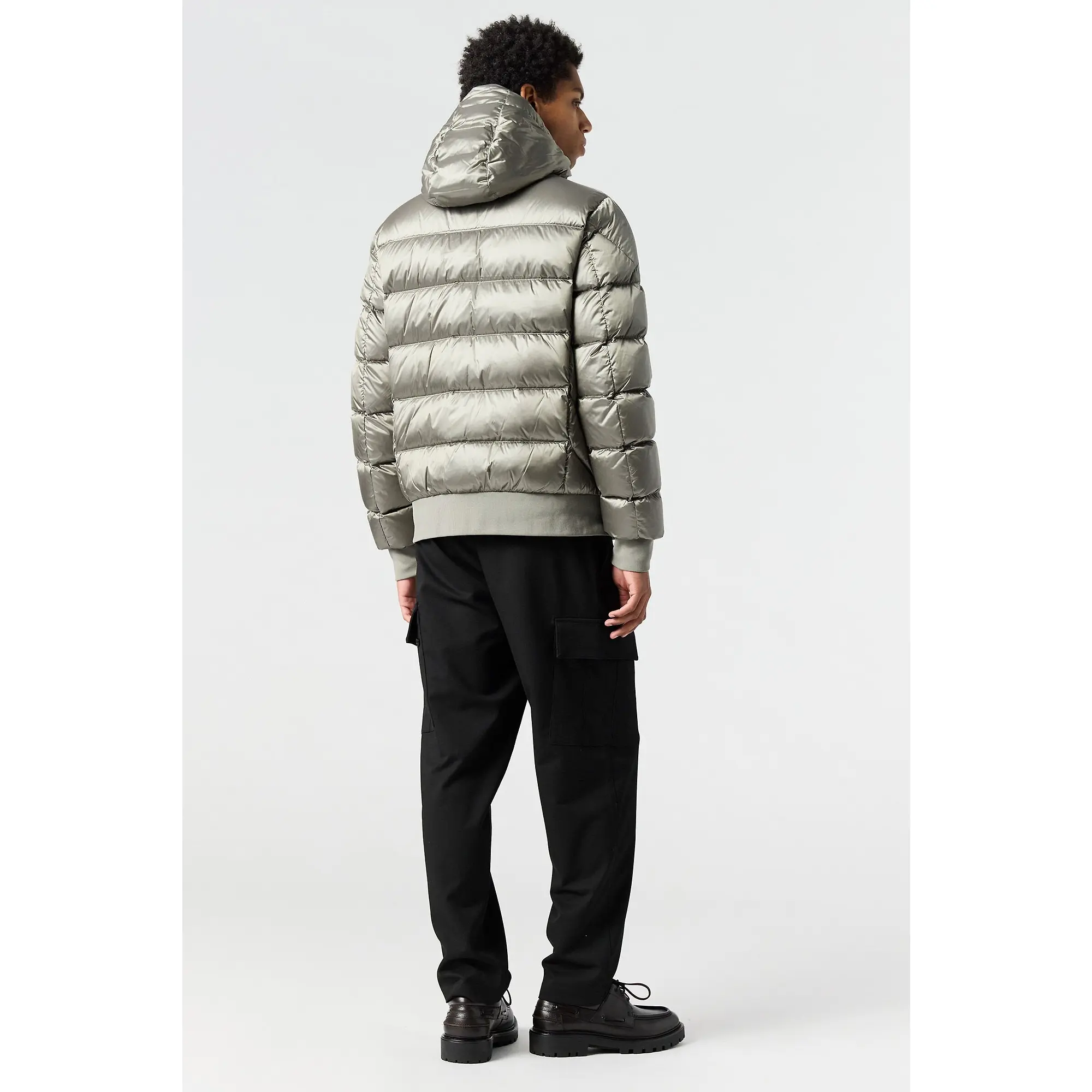 Product image 6 of 7 of Parajumpers Men's Pharrell Hooded Down Bomber Jacket - Black