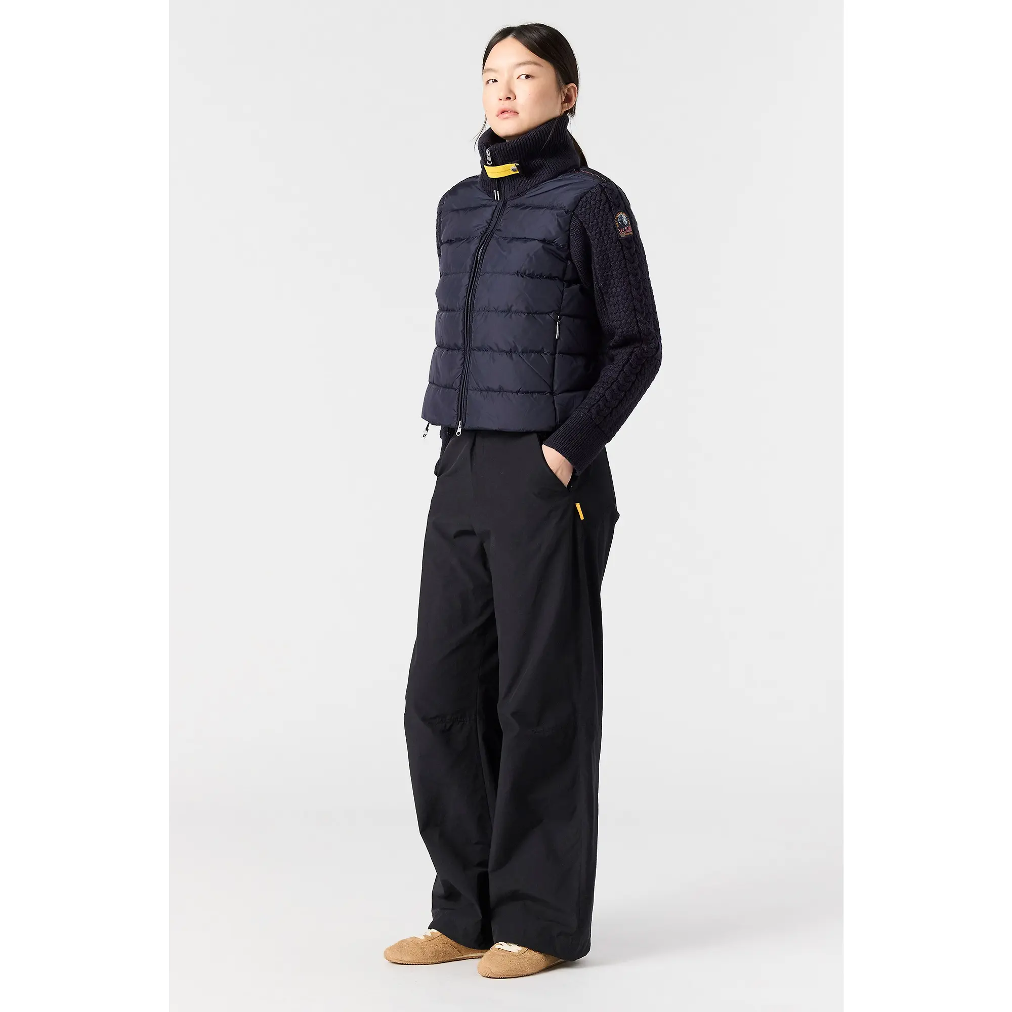 Product image 4 of 6 of Parajumpers Women's Moonie Down Bomber Jacket - Pearl Grey
