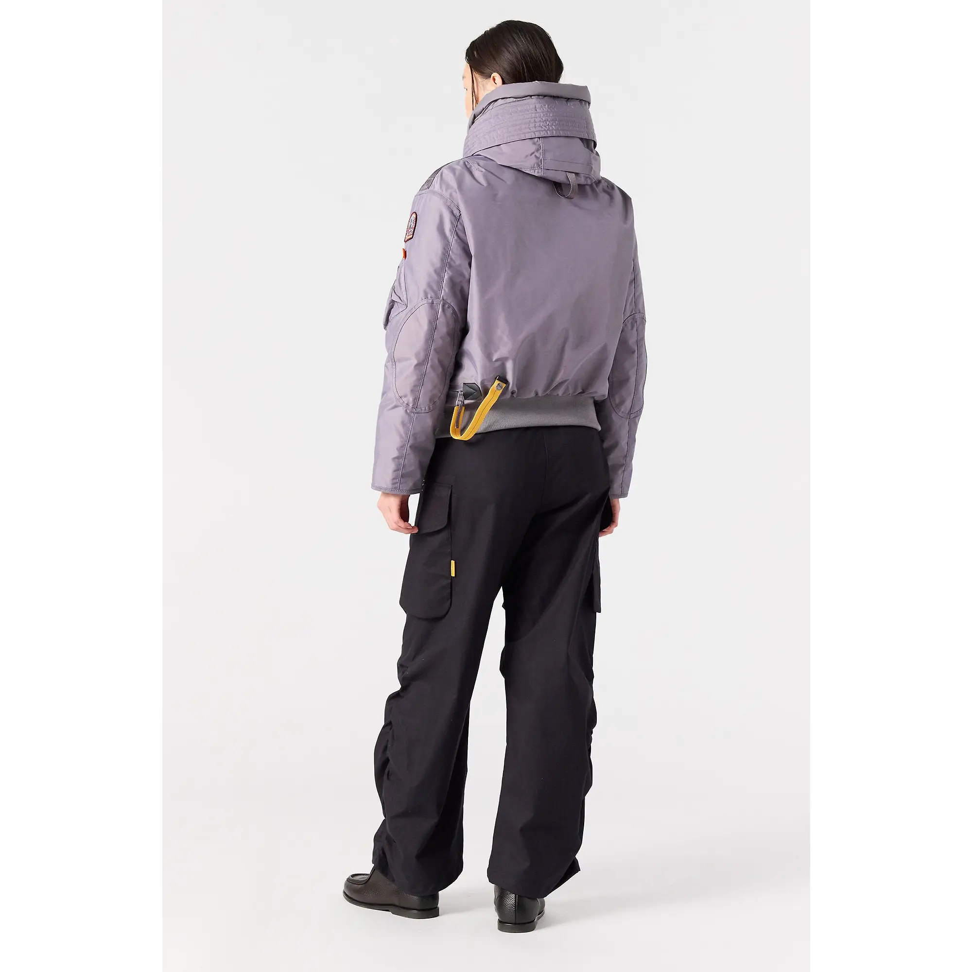 Product image 6 of 7 of Parajumpers Women's Gobi Hooded Down Bomber Jacket - Black