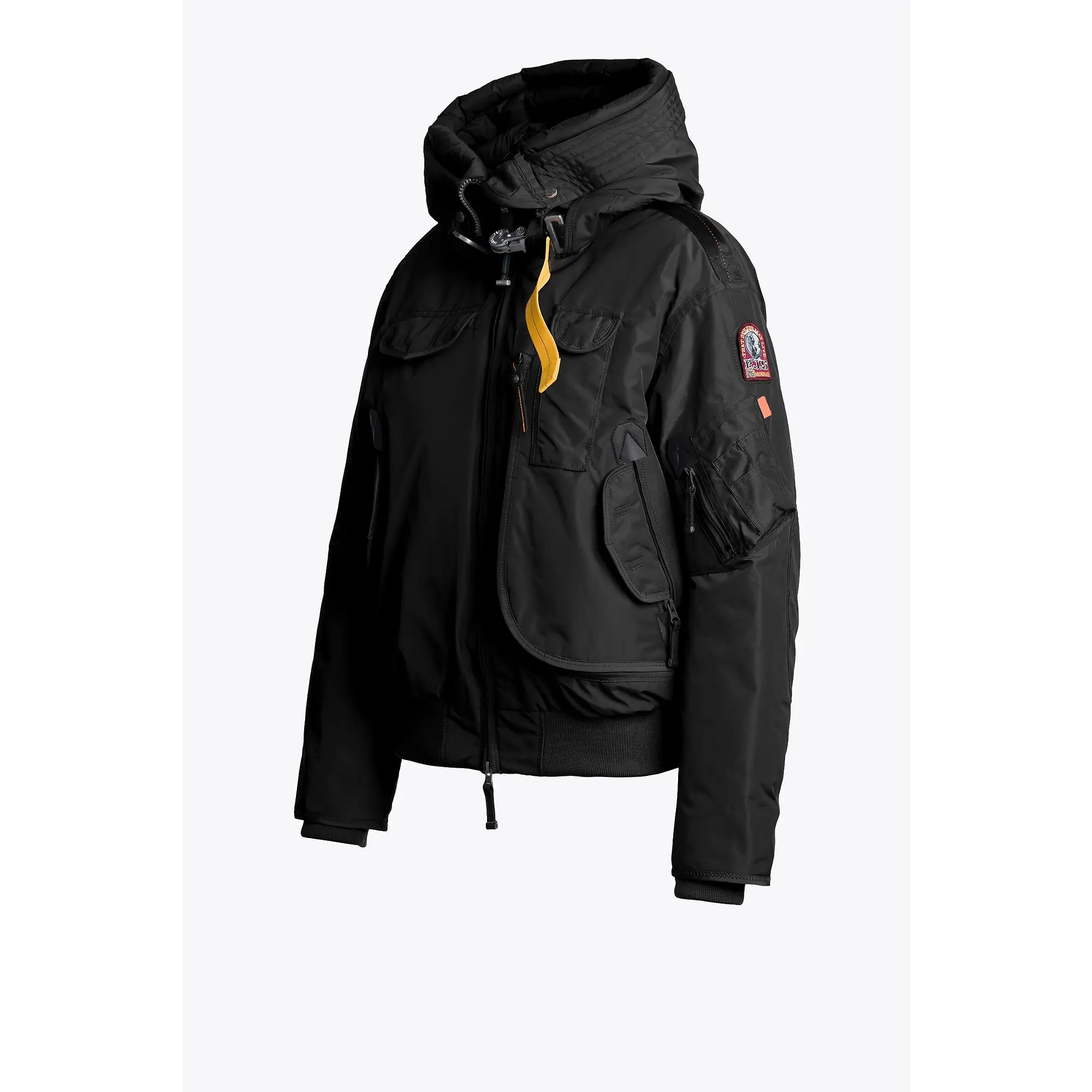 Product image 2 of 7 of Parajumpers Women's Gobi Hooded Down Bomber Jacket - Black