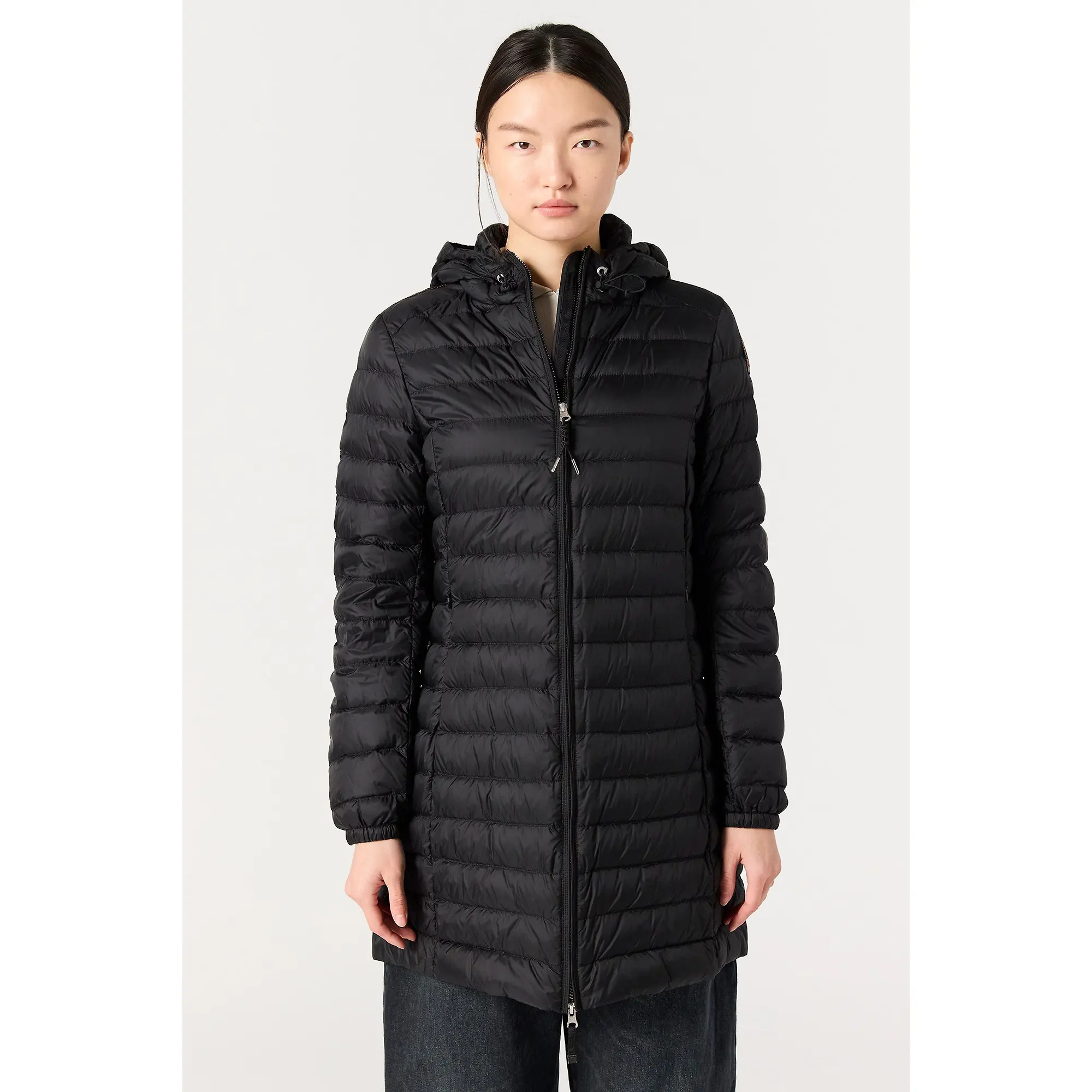 Product image 2 of 7 of Parajumpers Women's Meredith Lightweight Hooded Down Jacket - Black