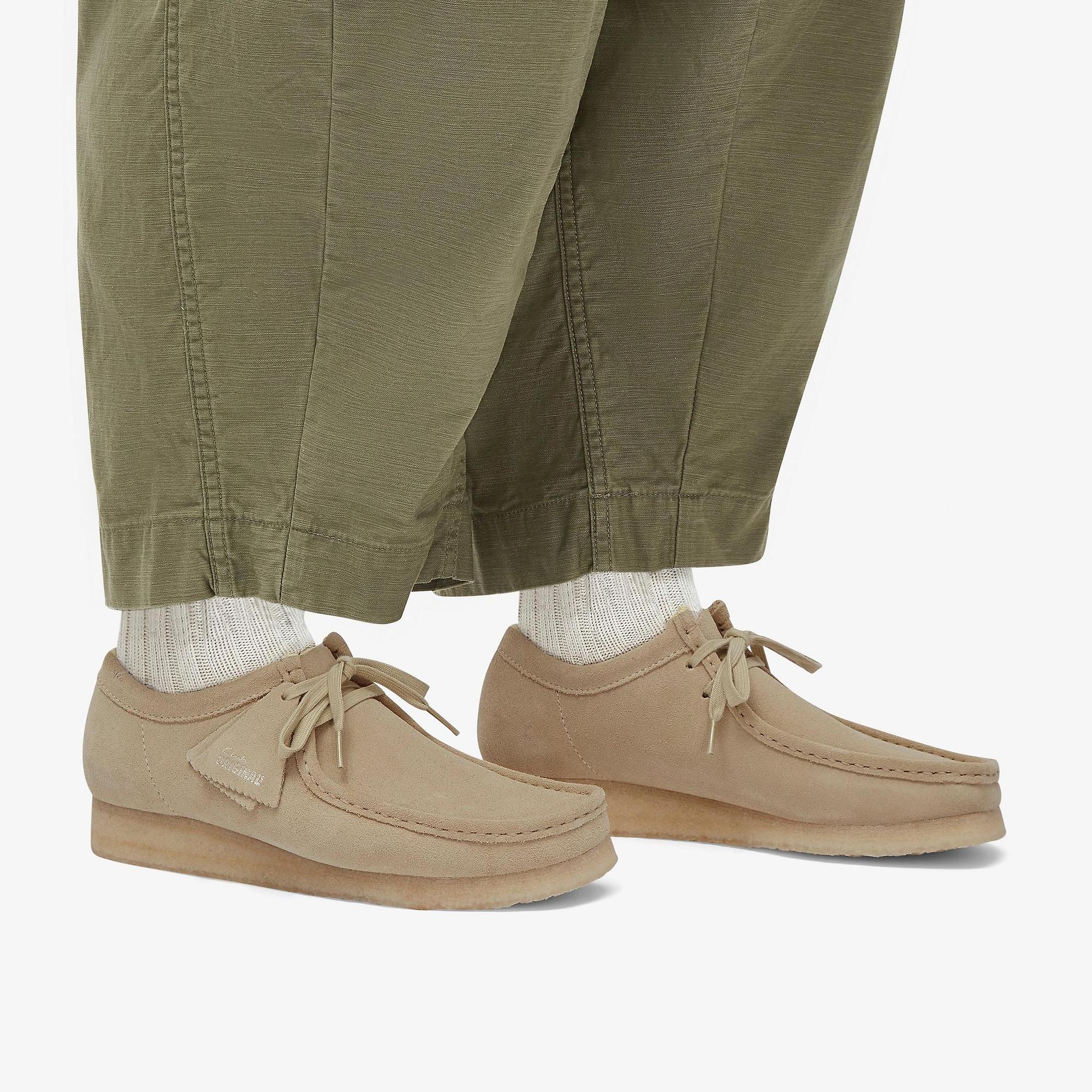 Clarks Originals Men's Wallabee Shoes - Maple Suede | British Attire