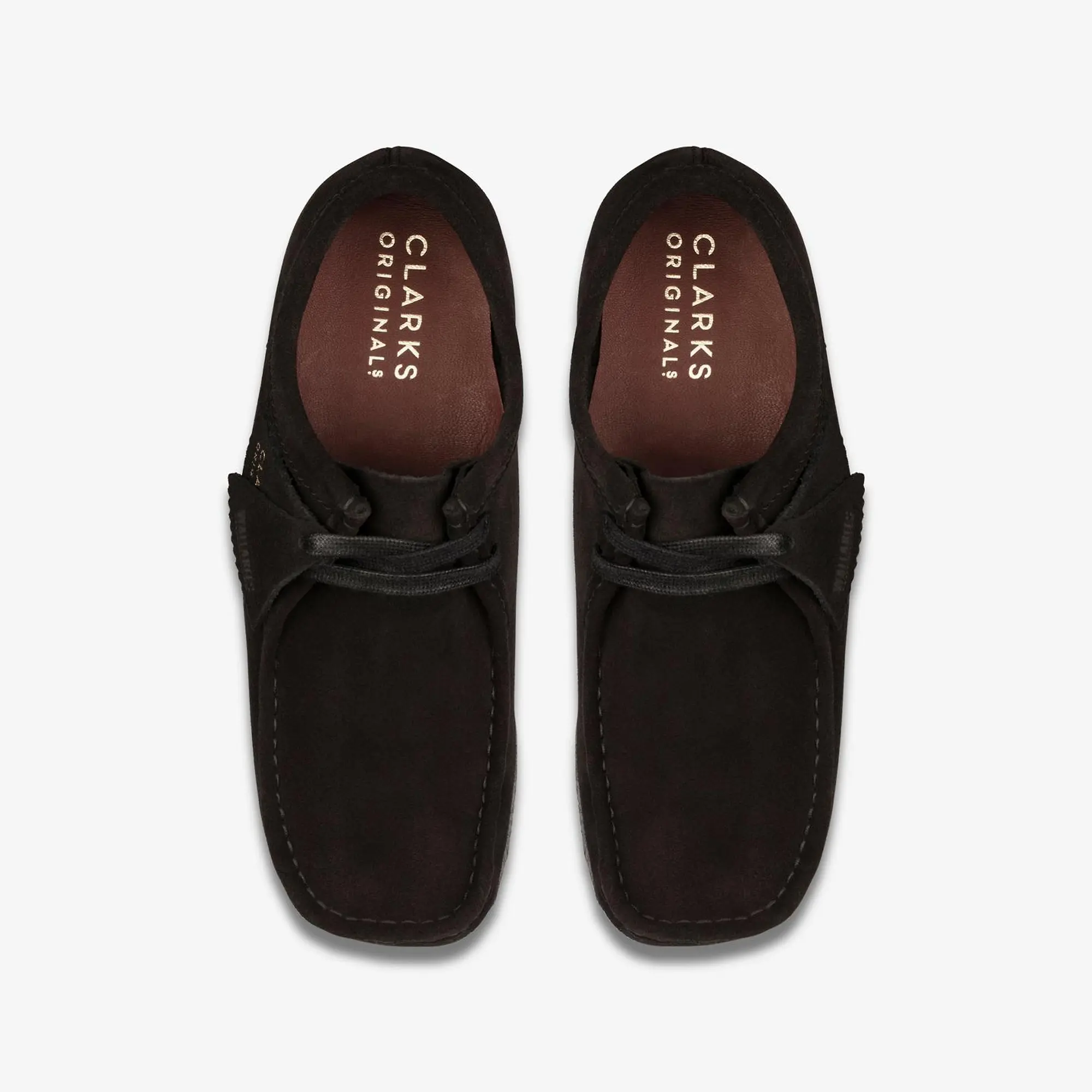 Product image 7 of 7 of Clarks Originals Women's Wallabee Shoes - Black Suede