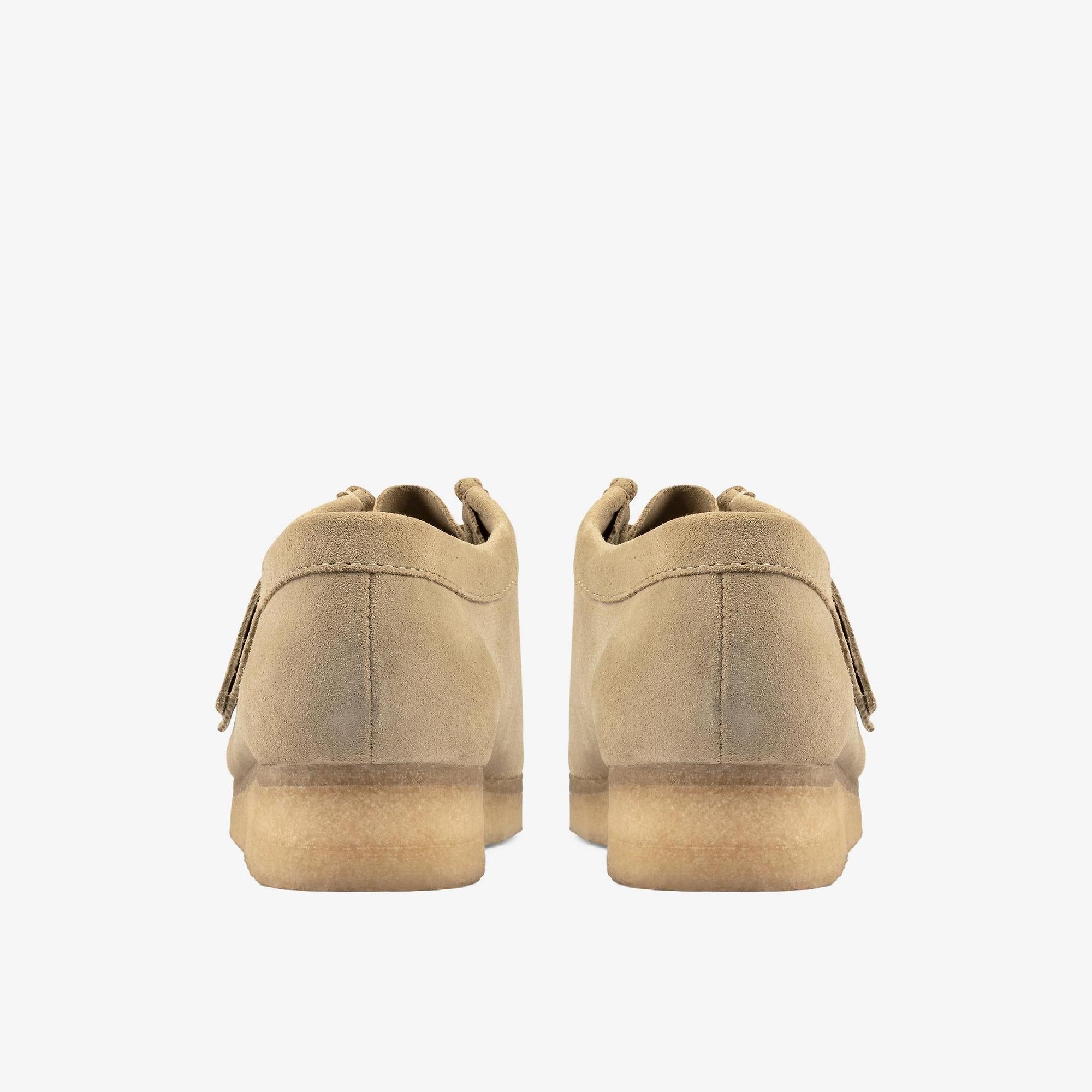 Clarks Originals Women's Wallabee Lace Up Shoes - Maple Suede