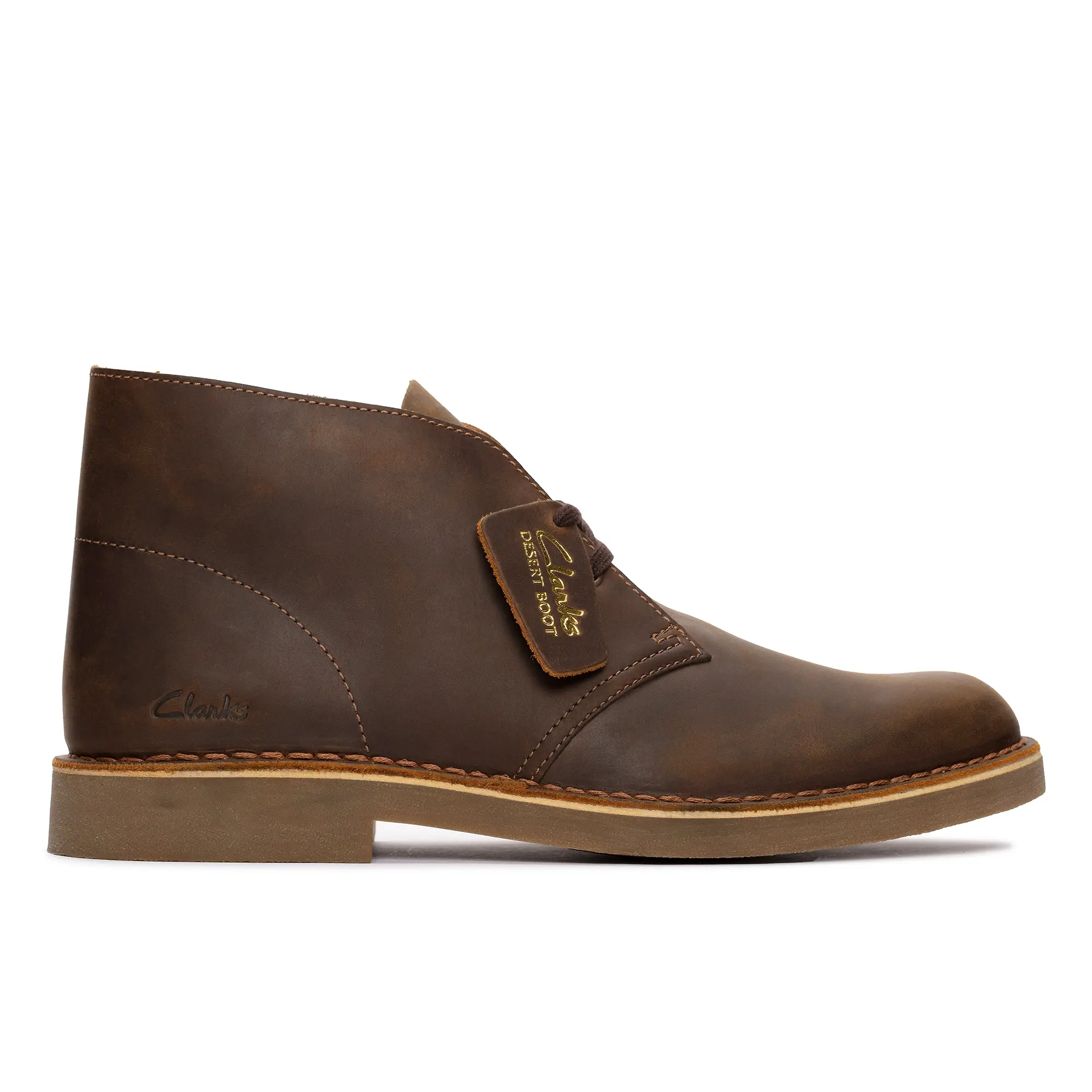 Product image 1 of 8 of Clarks Men's Desert Boot Evo Leather - Beeswax