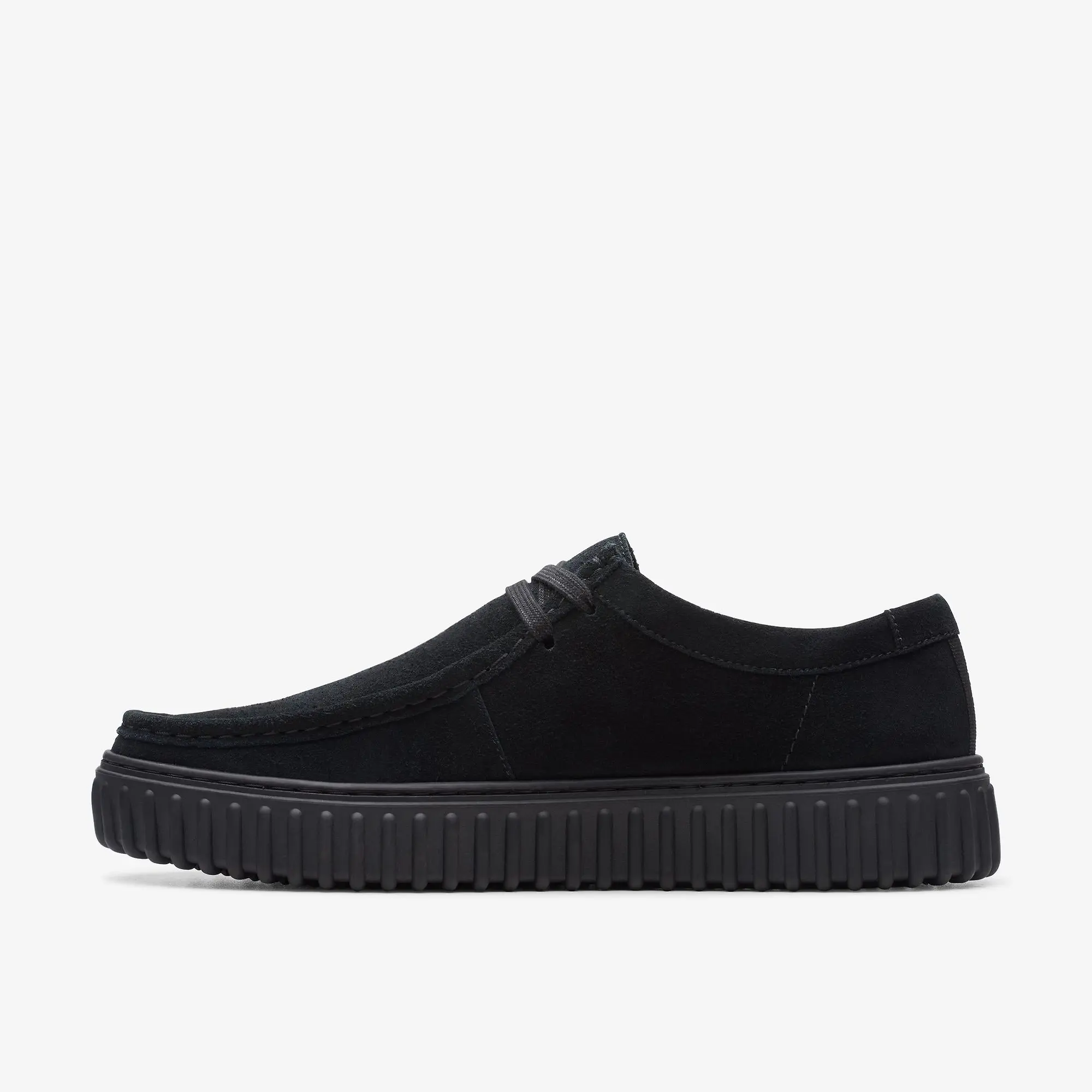 Product image 3 of 7 of Clarks Men's Torhill Lo Shoes - Black Suede