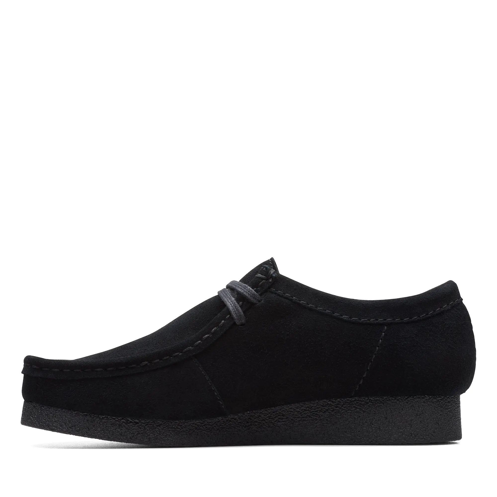 Product image 2 of 7 of Clarks Men's Wallabee Evo Suede Shoes - Black