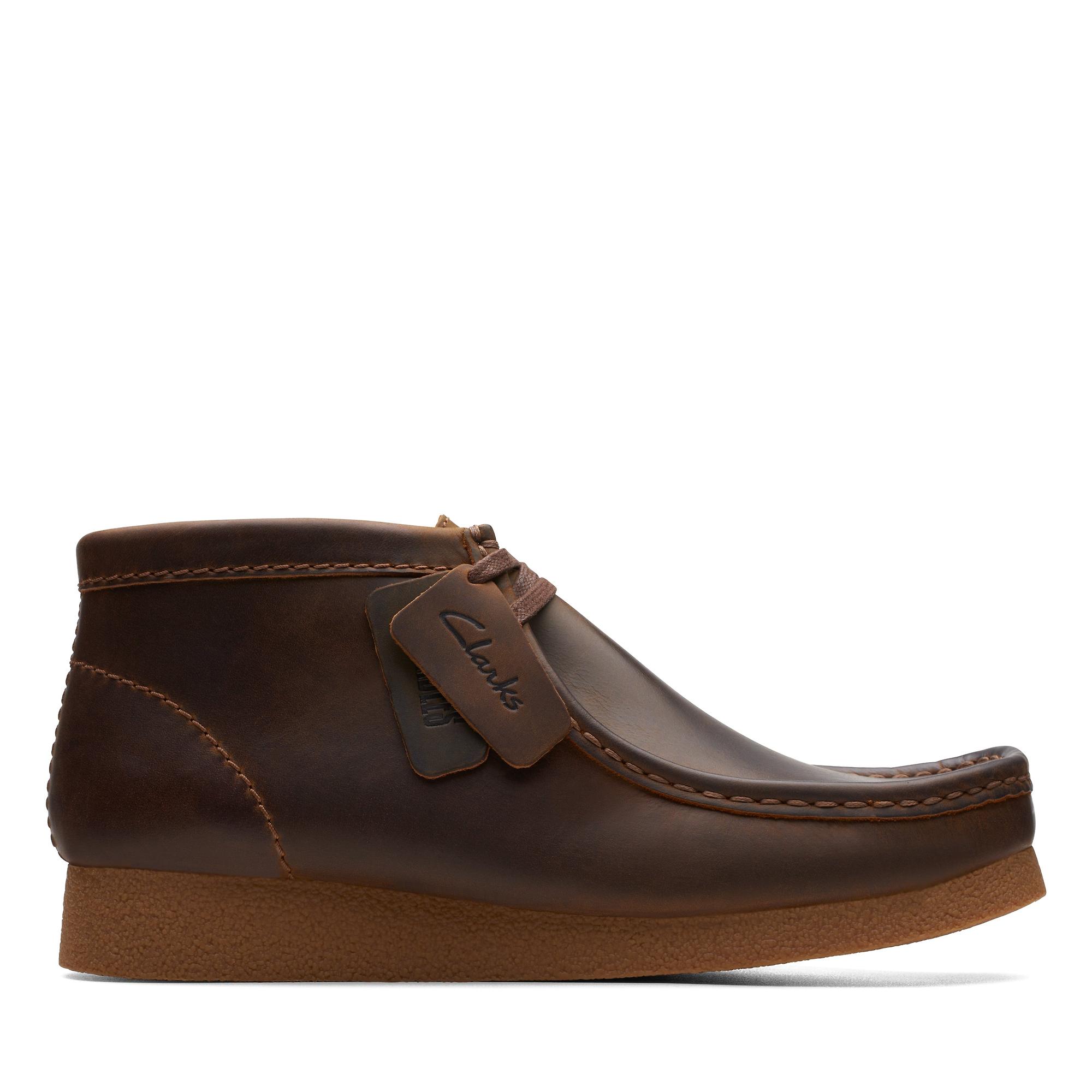 Clarks Men's Wallabee Evo Boot - Beeswax | British Attire