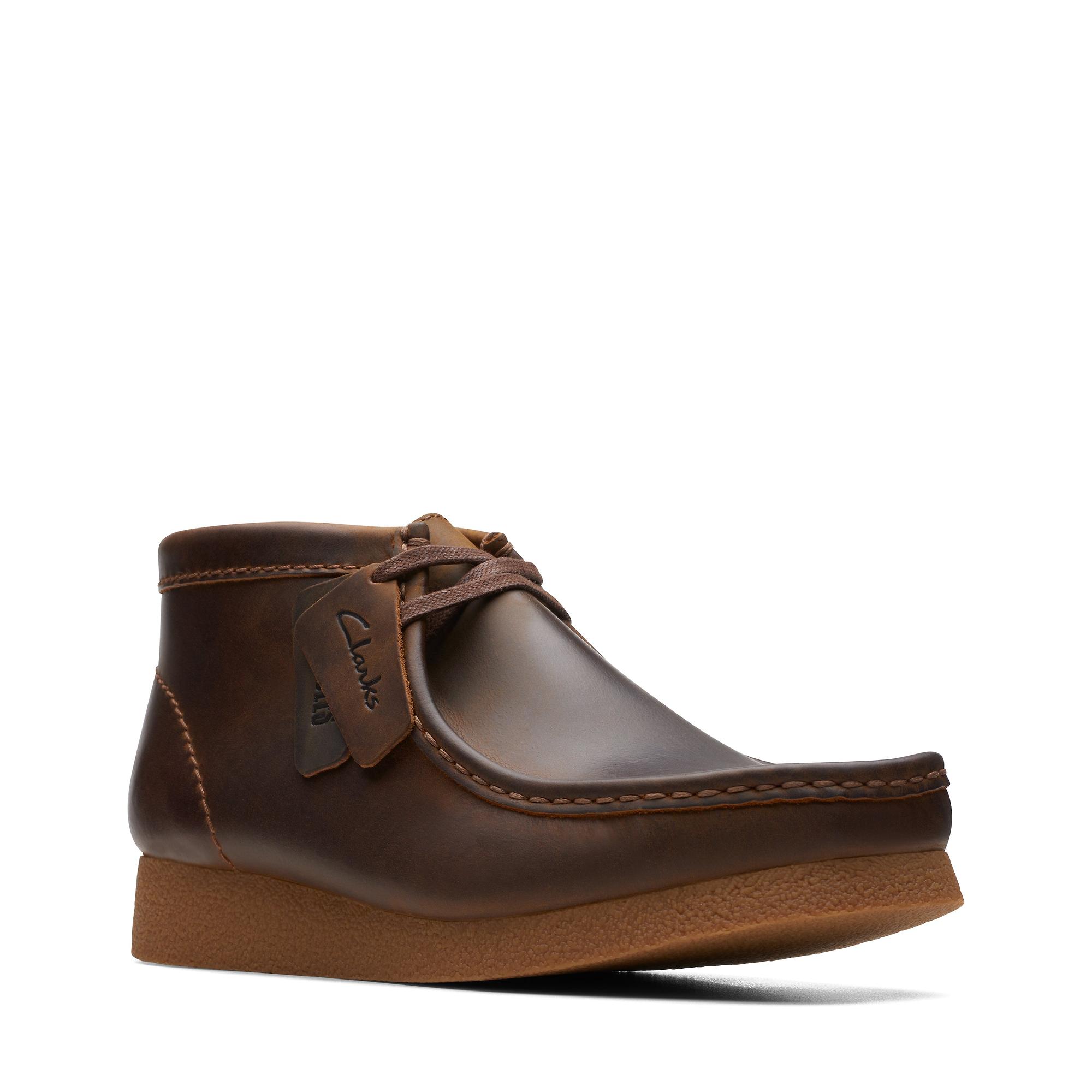 Clarks Men's Wallabee Evo Boot - Beeswax | British Attire