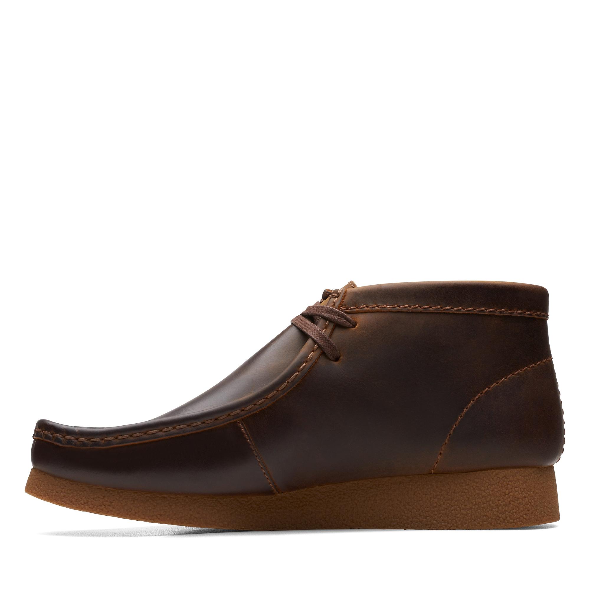 Clarks Men's Wallabee Evo Boot - Beeswax | British Attire