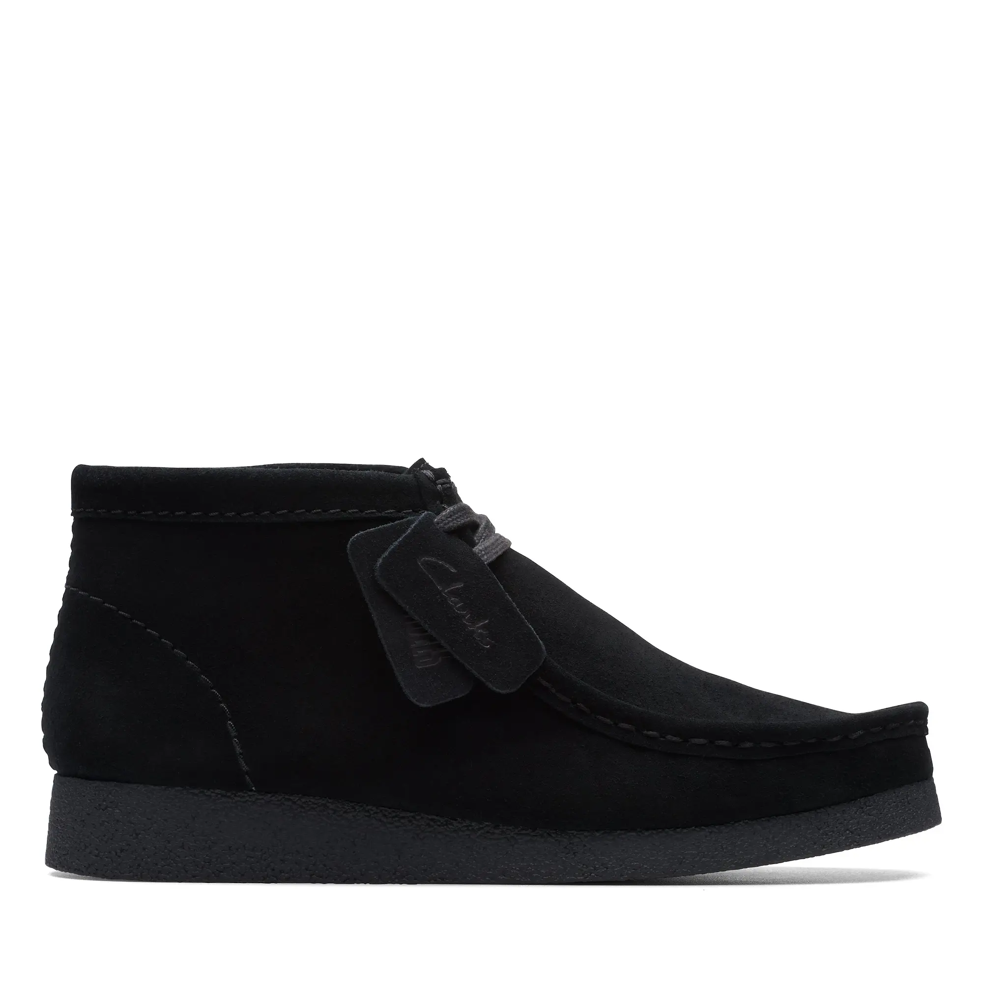 Product image 1 of 7 of Clarks Men's Wallabee Evo Suede Boot - Black