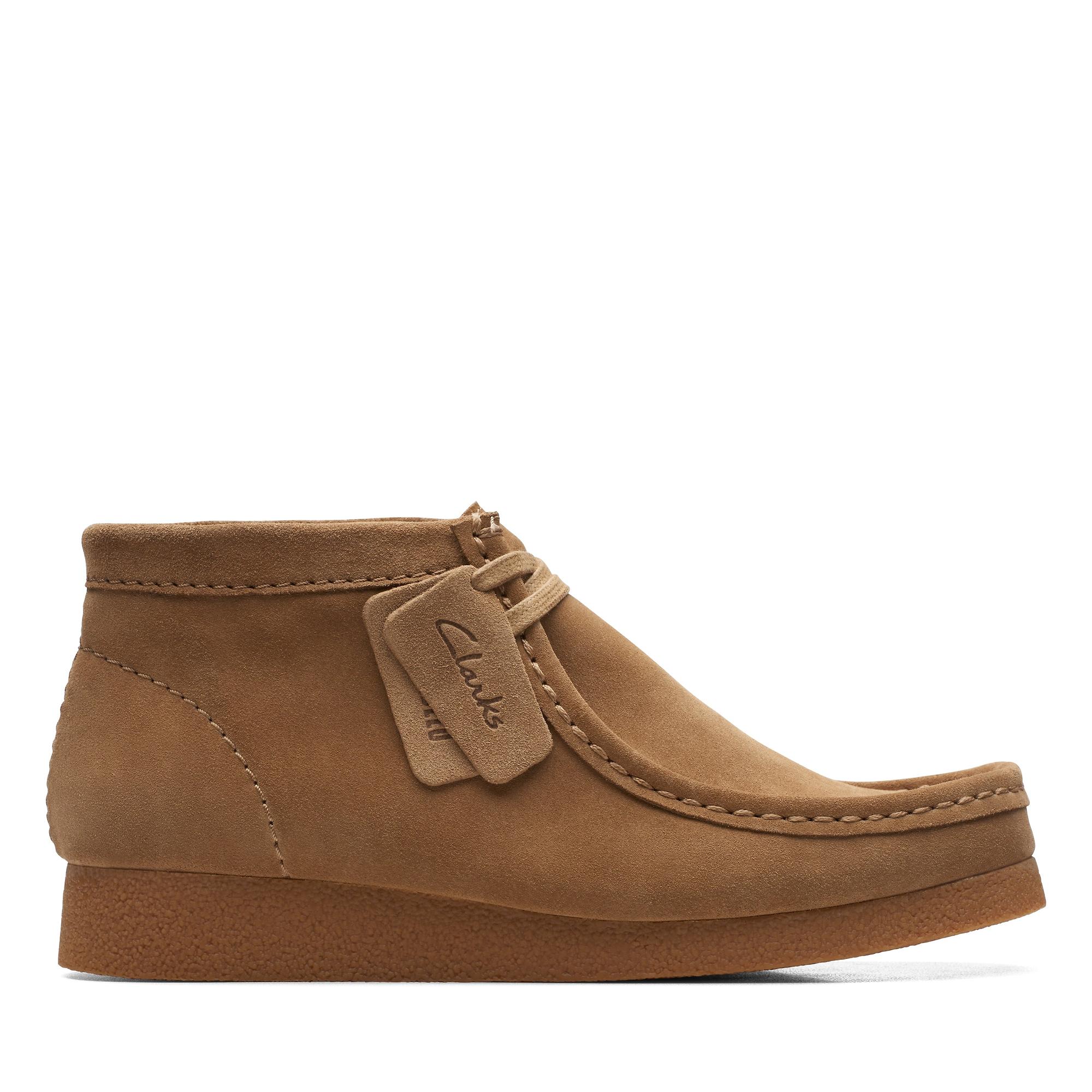 Clarks Men's Wallabee Evo Suede Boot - Dark Sand | British Attire