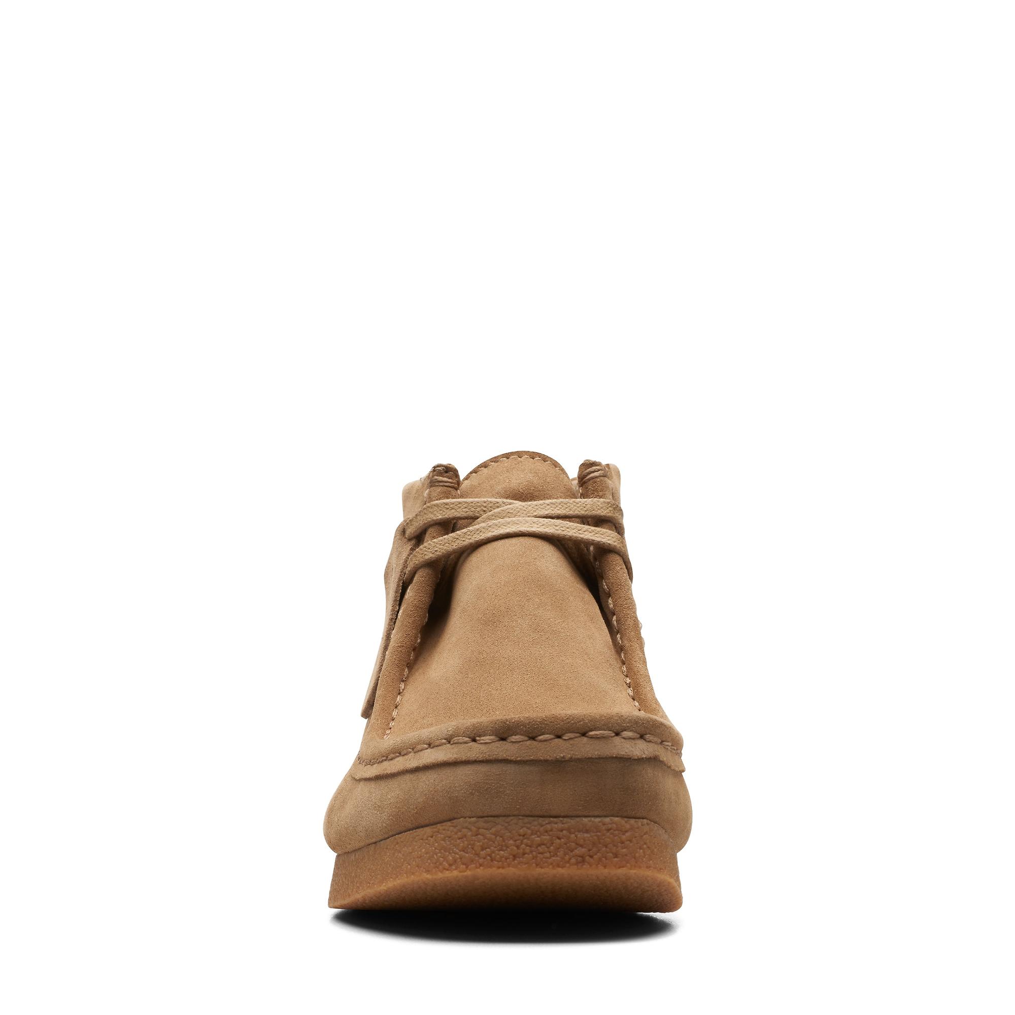 Clarks Men's Wallabee Evo Suede Boot - Dark Sand | British Attire