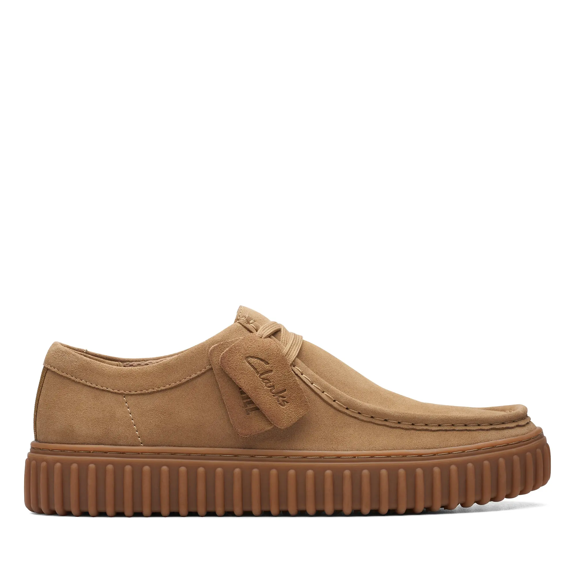 Product image 1 of 12 of Clarks Men's Torhill Lo Shoes - Dark Sand Suede