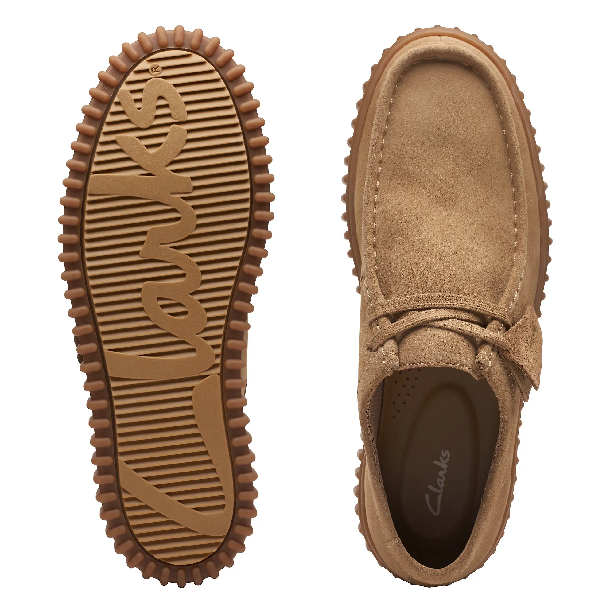 Product image 7 of 12 of Clarks Men's Torhill Lo Shoes - Dark Sand Suede