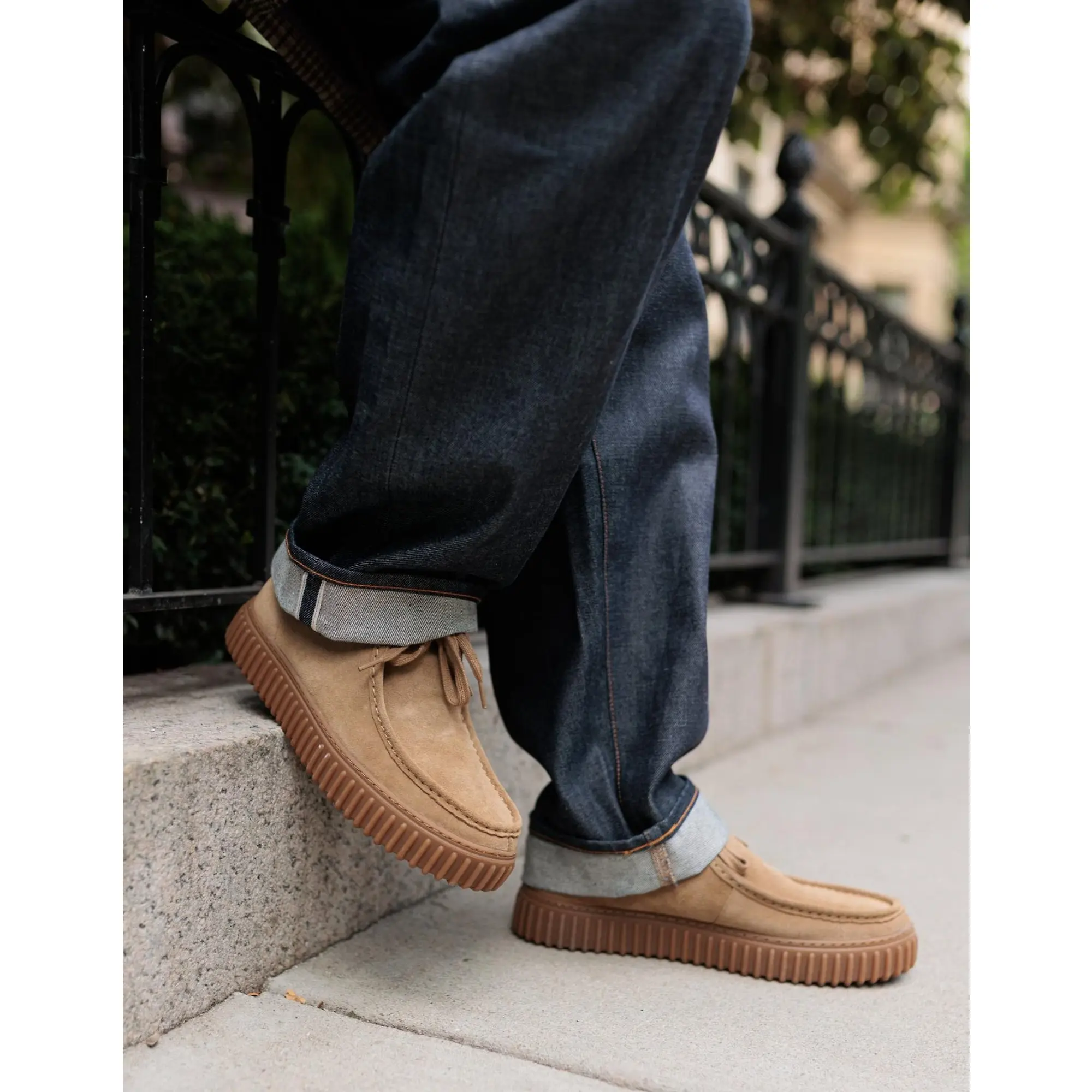 Product image 2 of 12 of Clarks Men's Torhill Lo Shoes - Dark Sand Suede