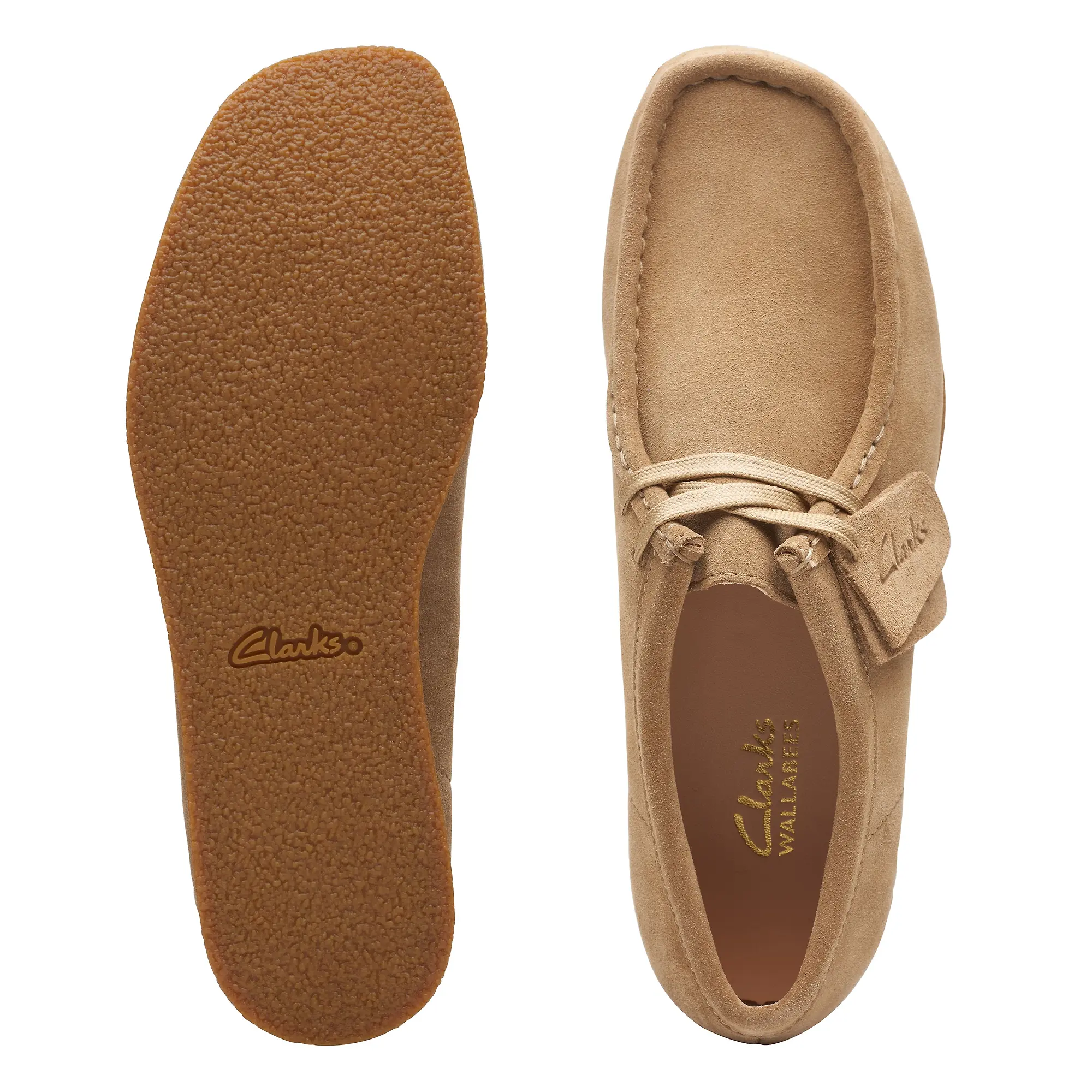 Product image 7 of 7 of Clarks Women's Wallabee Evo Shoes - Dark Sand Suede