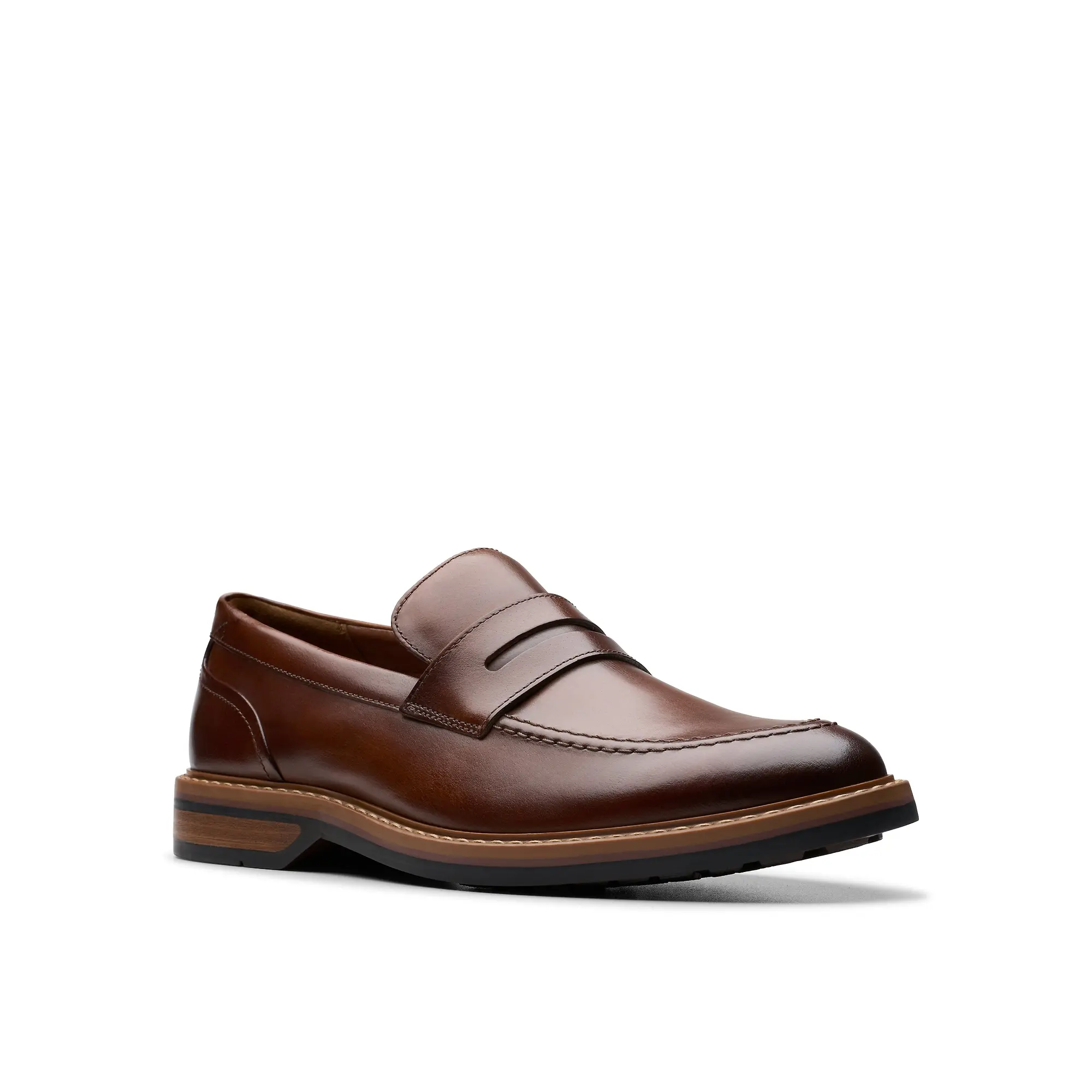 Product image 3 of 8 of Clarks Men's Aldwin Step - Mid Tan Leather