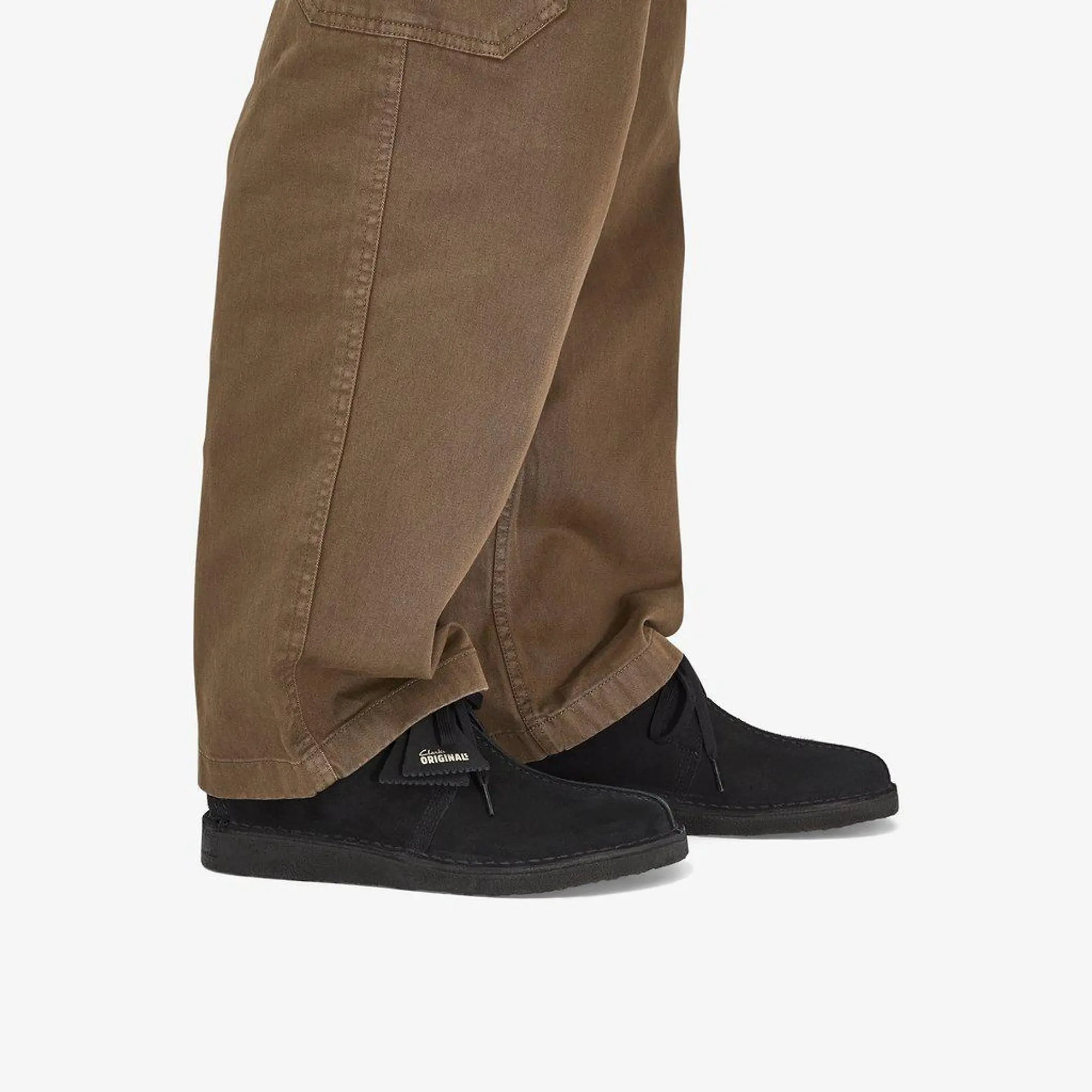 Product image 3 of 8 of Clarks Originals Men's Desert Trek Shoes - Black Suede