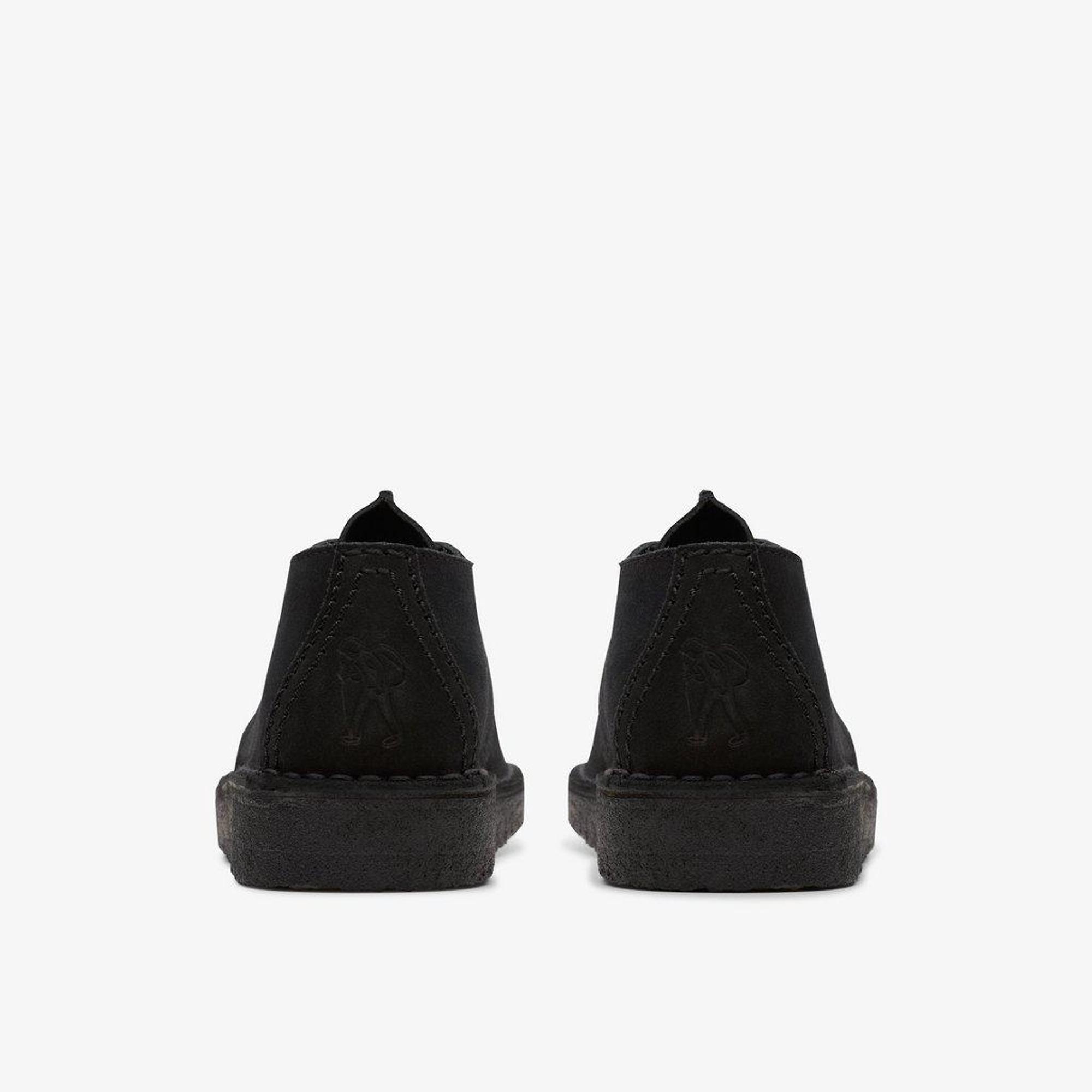 Clarks Originals Men's Desert Trek Shoes - Black Suede | British