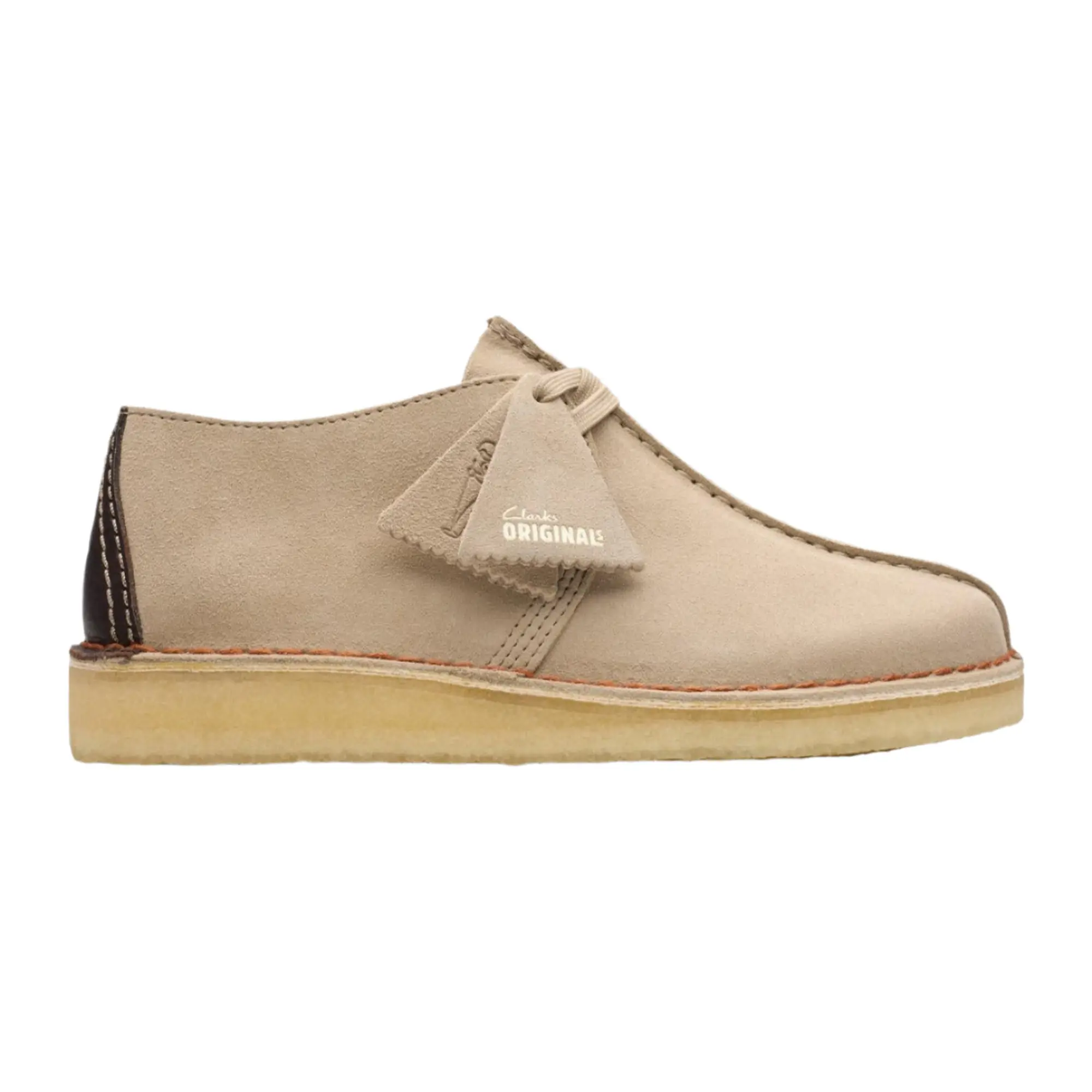 Product image 1 of 7 of Clarks Originals Men's Desert Trek Shoes - Sand Suede