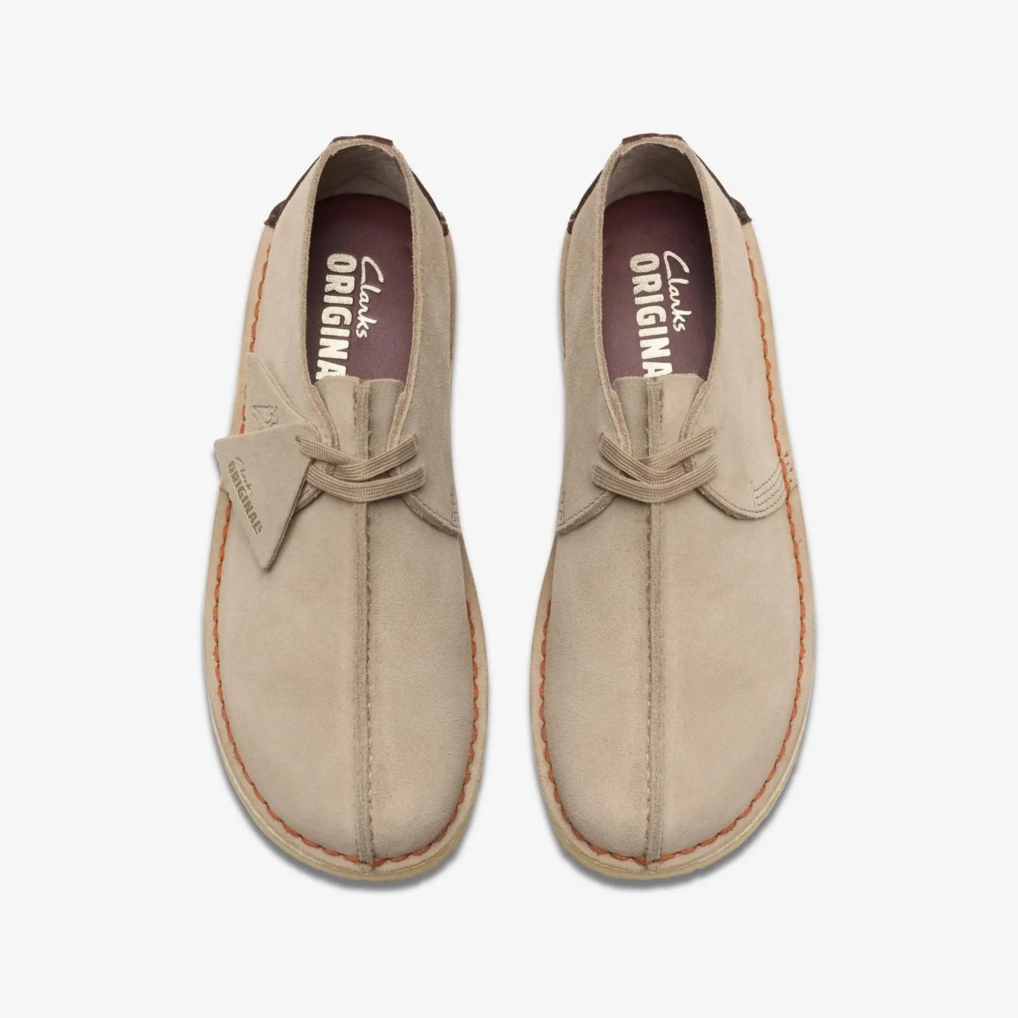 Product image 6 of 7 of Clarks Originals Men's Desert Trek Shoes - Sand Suede