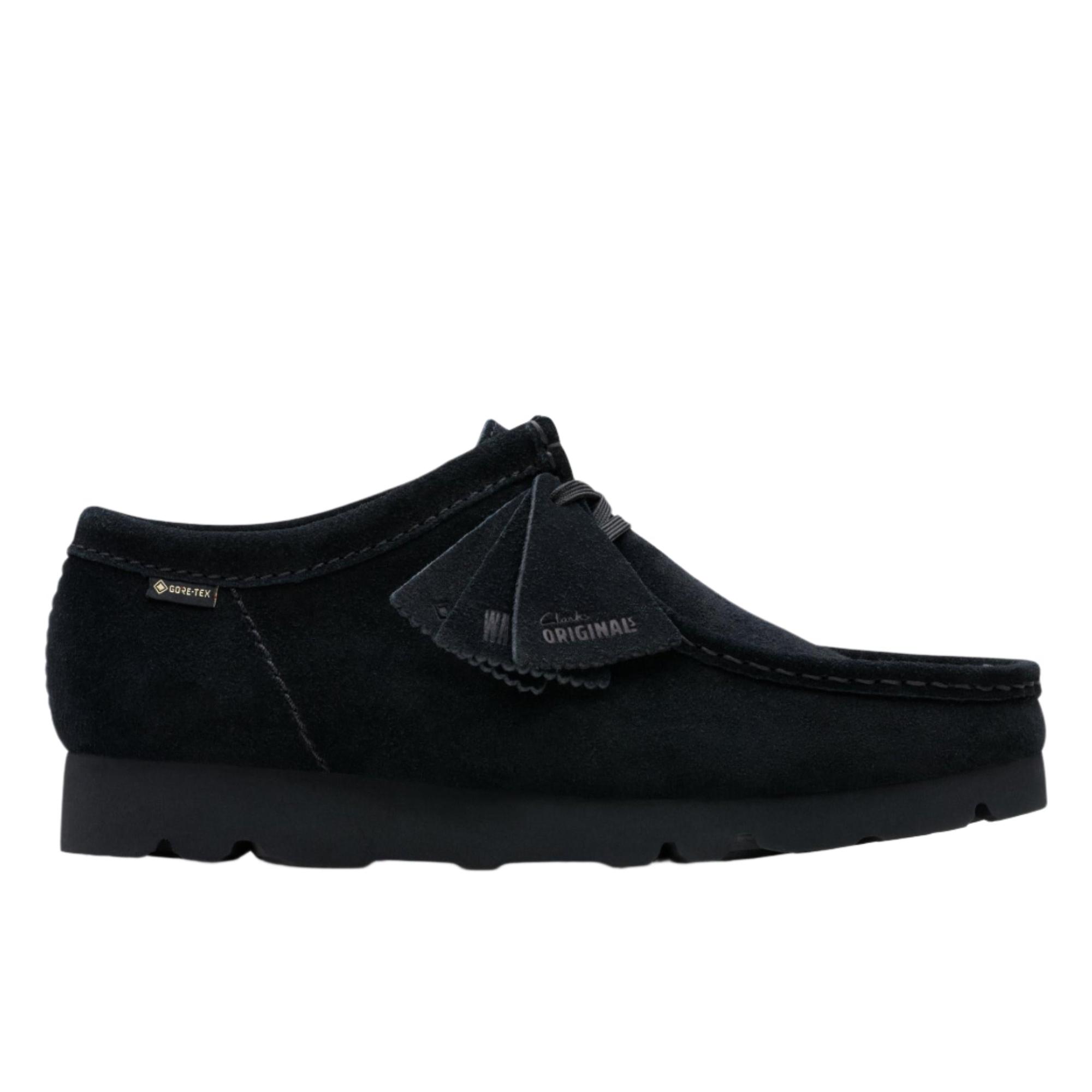 Clarks Originals Men's Wallabee Gore-Tex Shoes - Black Suede