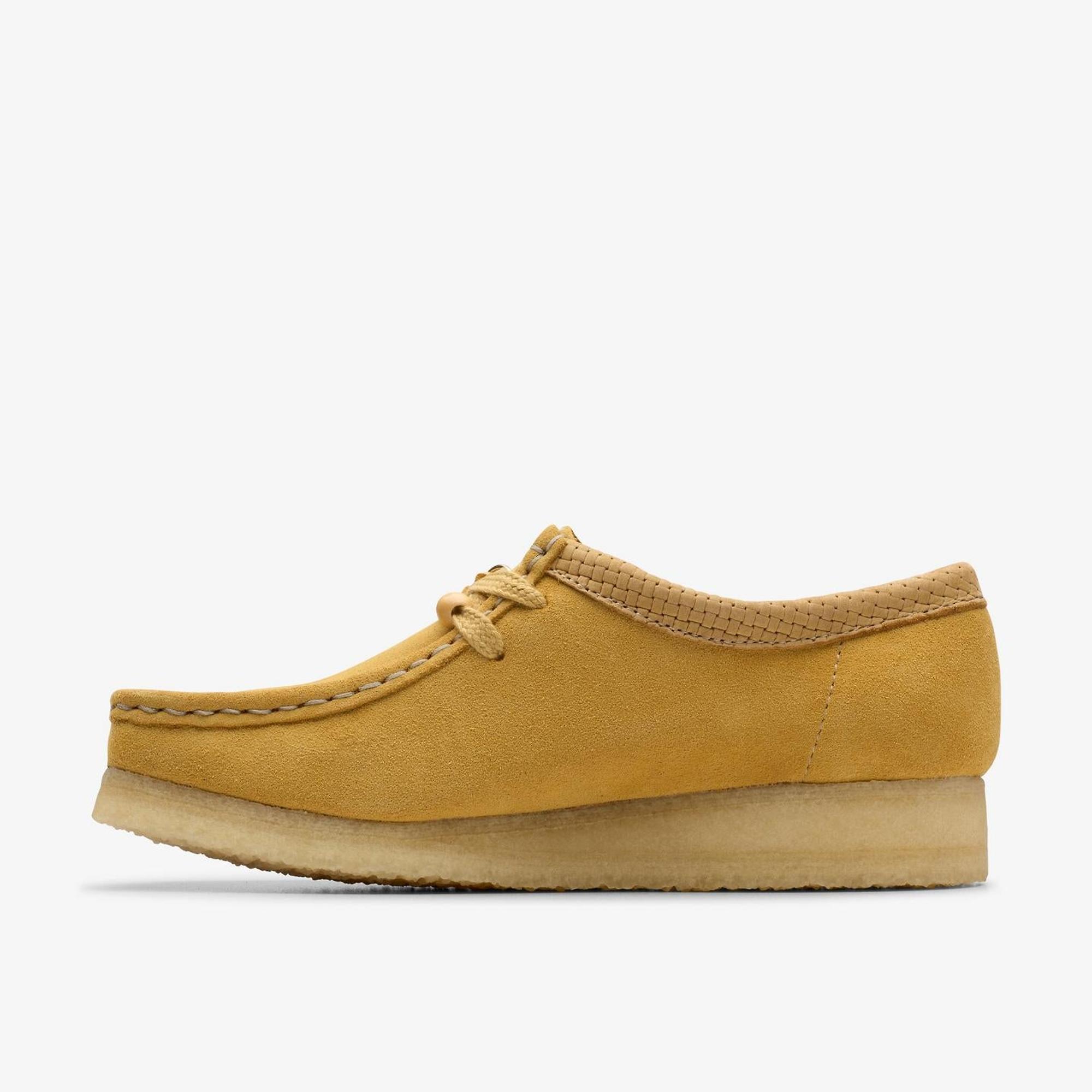 Clarks Originals Women's Wallabee Shoes - Golden Tan Suede