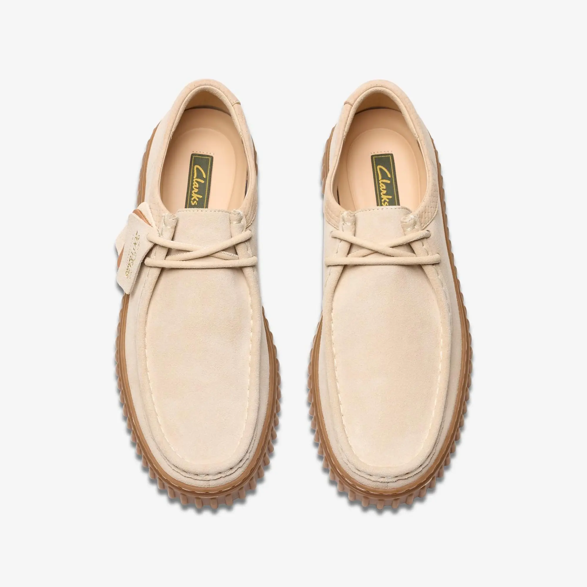 Product image 6 of 6 of Clarks Torhill Lo Suede Shoe - Ecru Suede