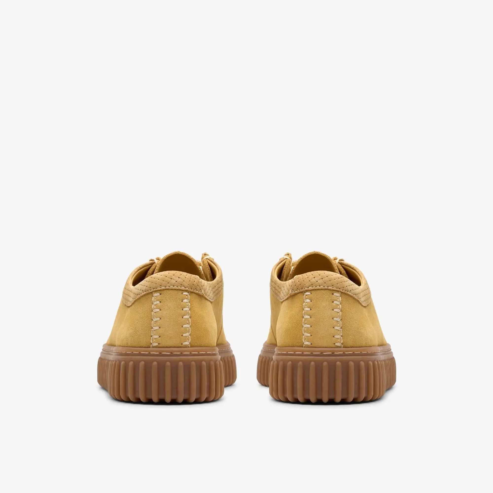 Product image 5 of 7 of Clarks Men's Torhill Lo Suede Shoes - Golden Tan Suede